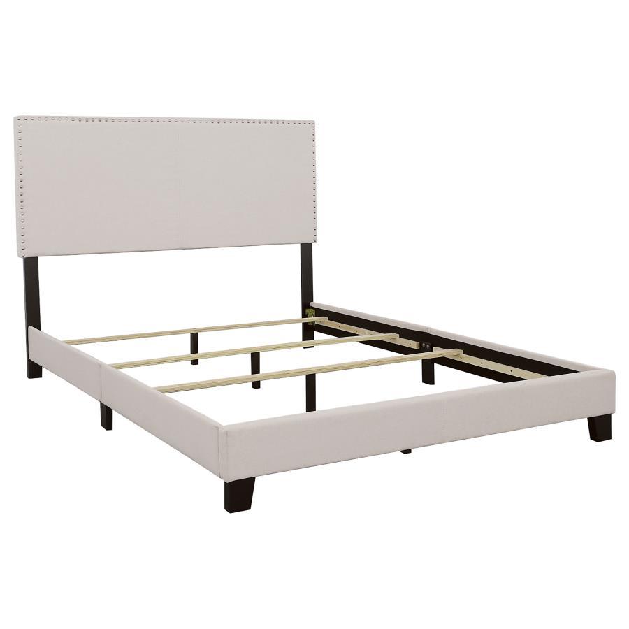 Boyd - Upholstered California King Panel Bed - Ivory Image