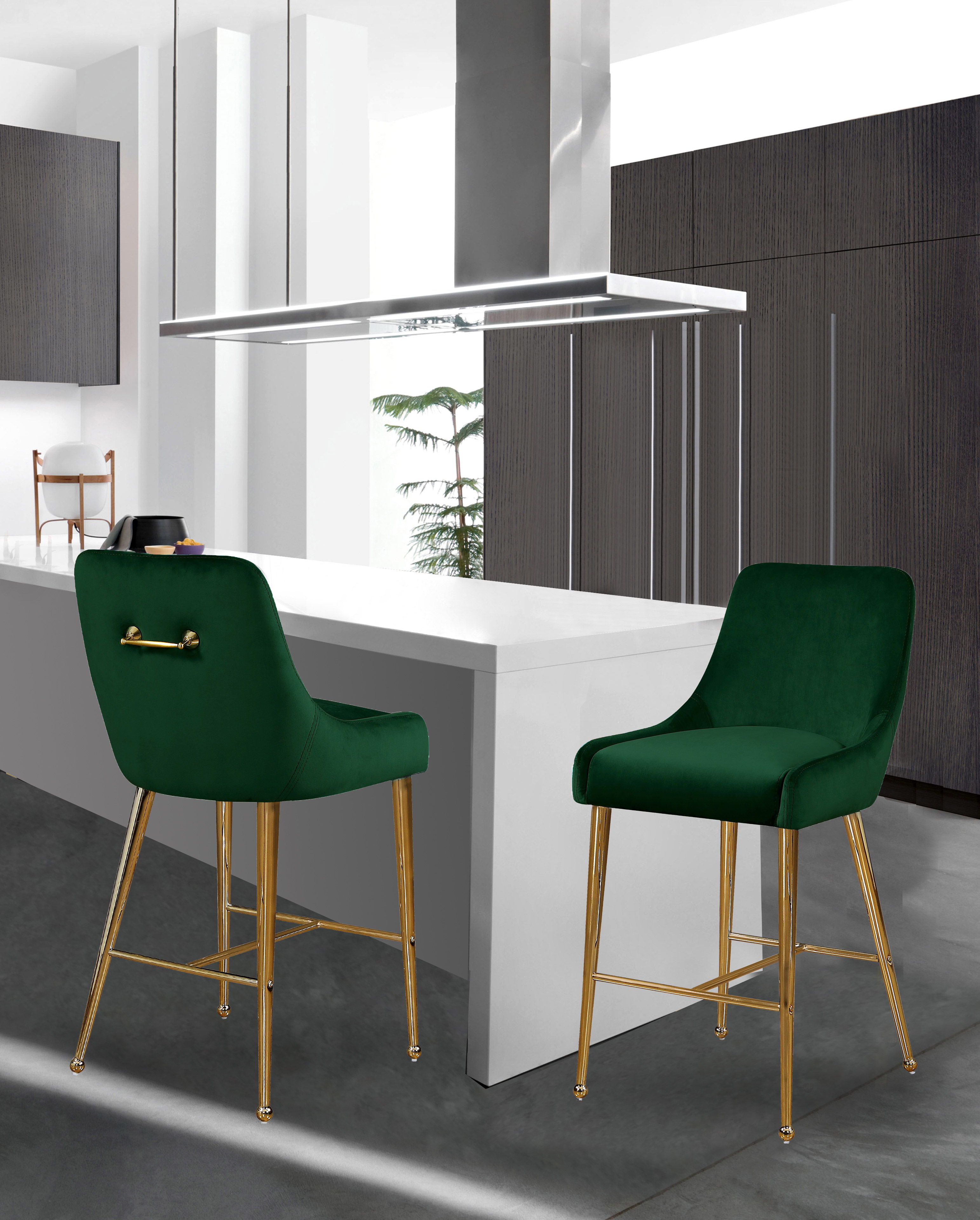 Owen - Stool (Set of 2) - Green