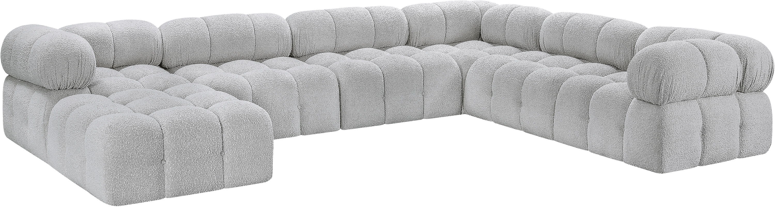 Ames - 7 Piece Modular Sectional - Gray