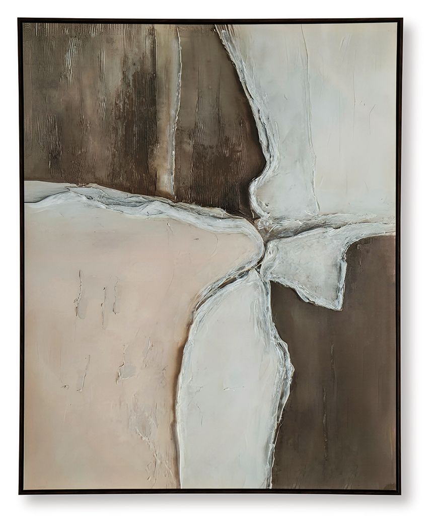 Ashley Furniture Junward - Wall Art - Brown / Tan / White - Image 5