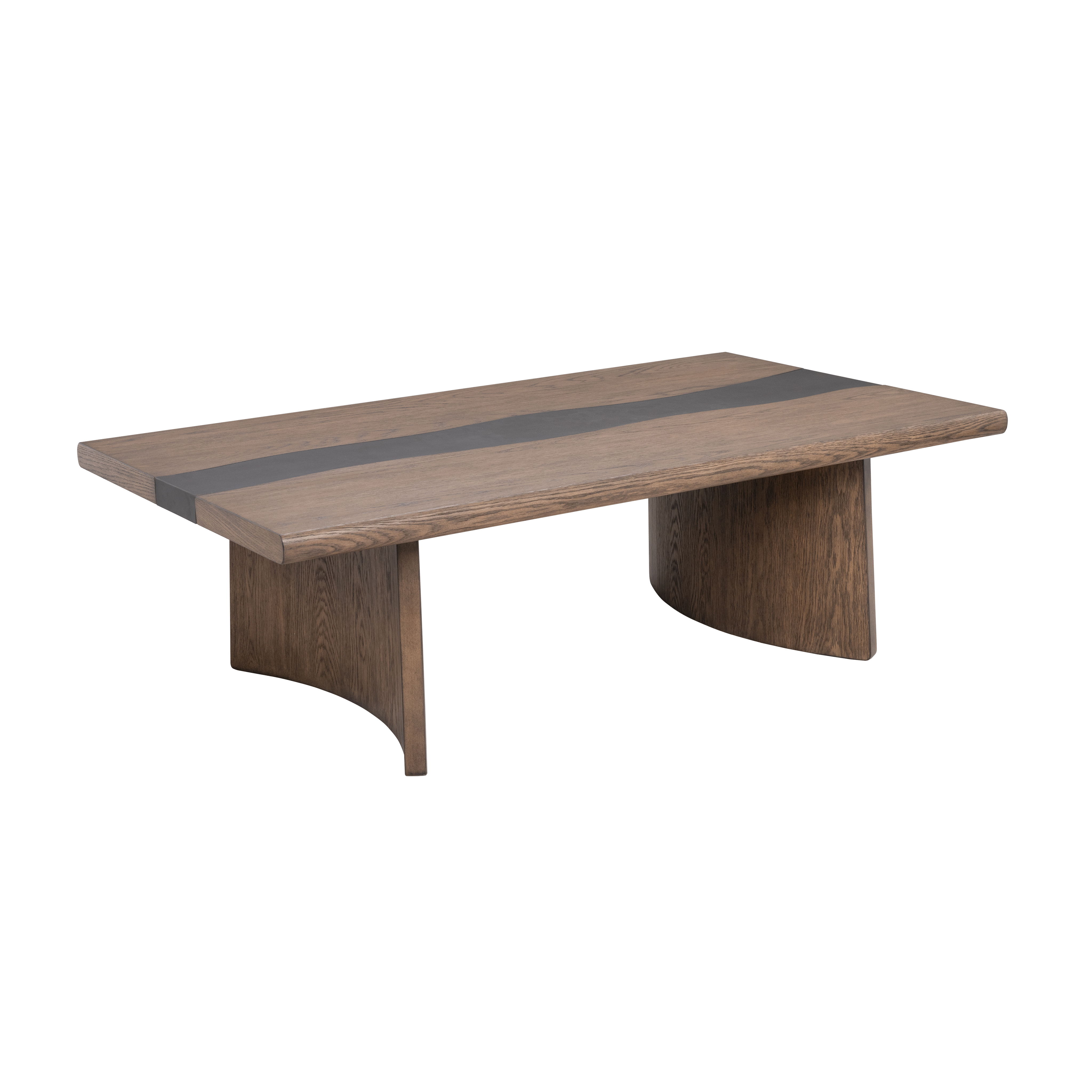 Lyra - Rectangular Coffee Table - Dark Brown, dark brown