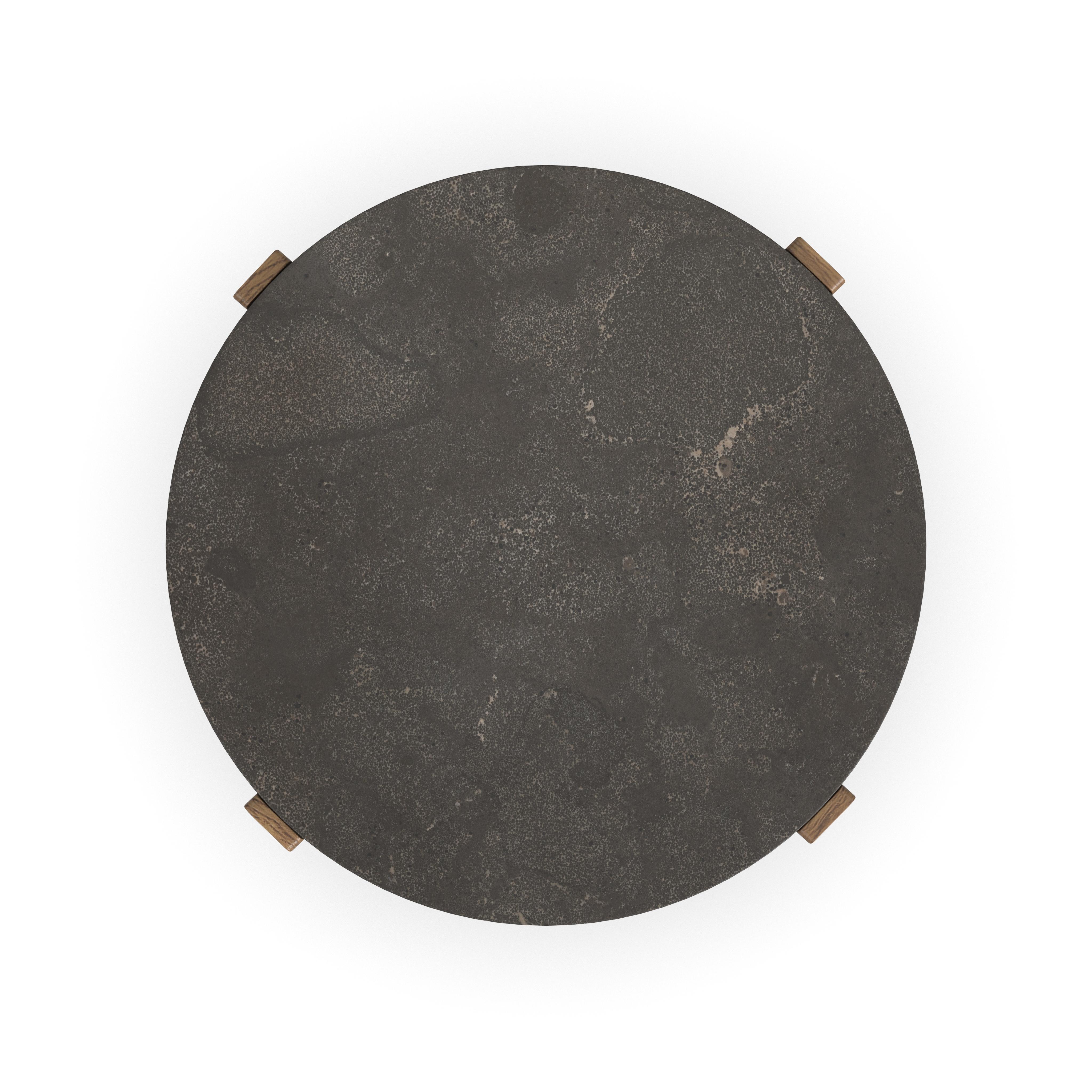 Eclipse - Round Coffee Table - Light Brown / Beige, light brown, view 4