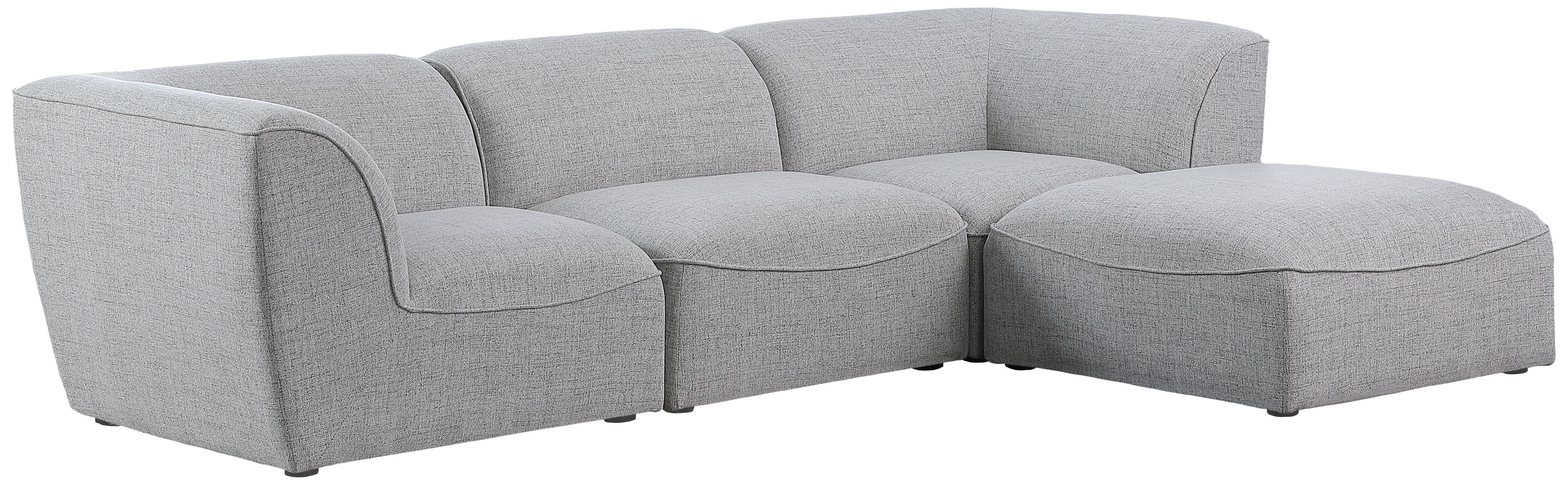 Miramar - 4 Piece Modular Sectional - Gray