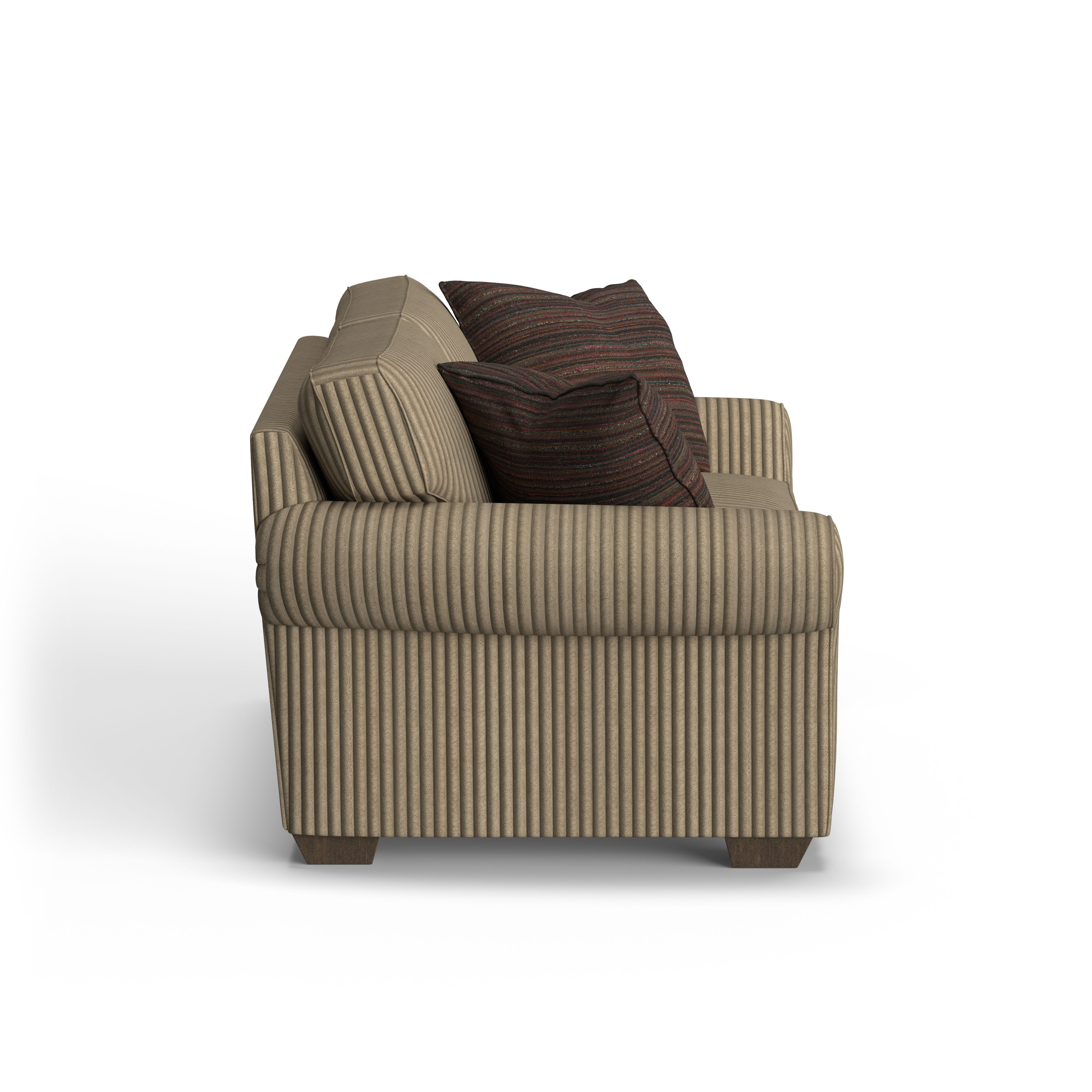 Vail - Fabric Loveseat, light brown, view 8