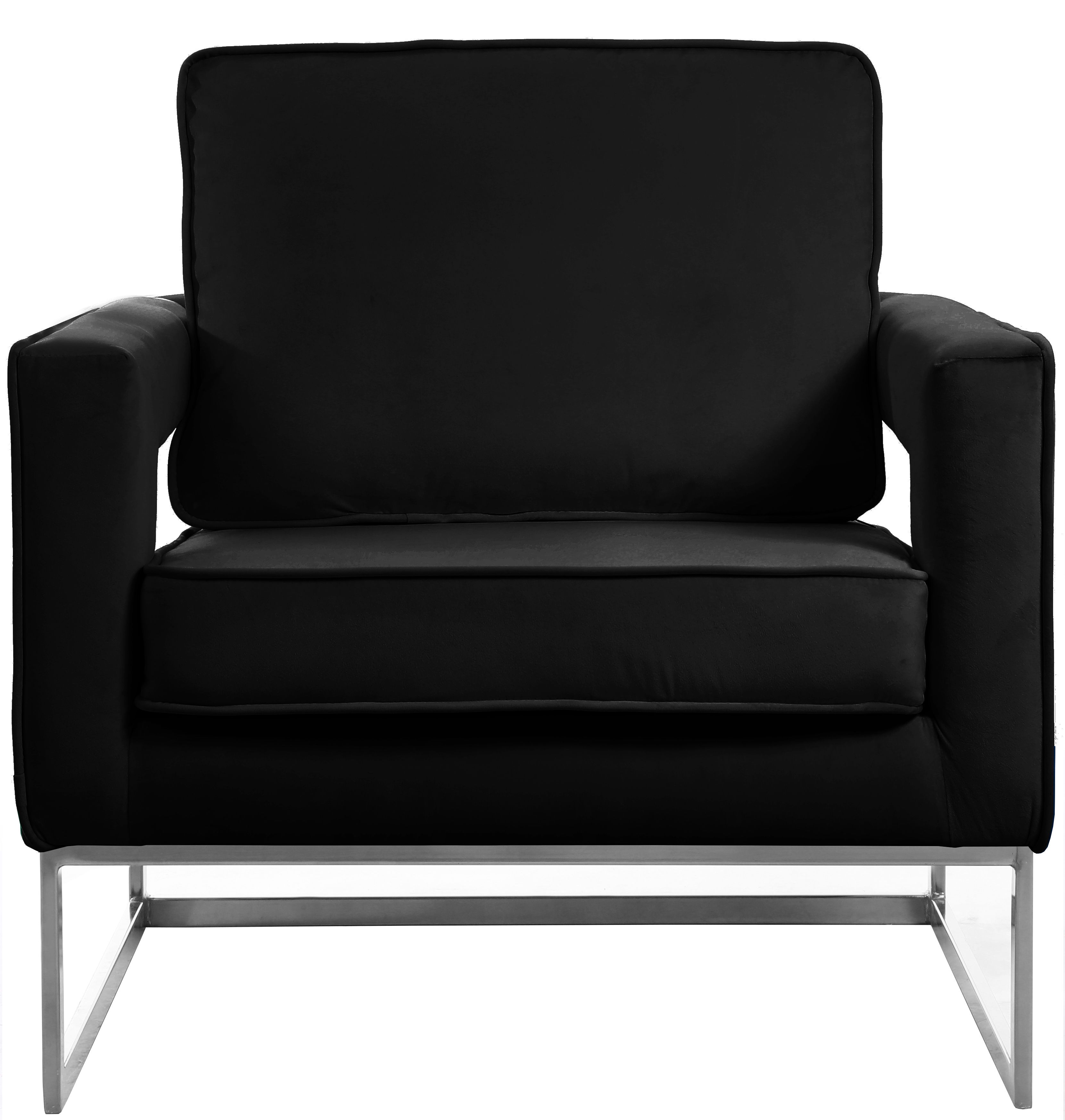 Noah - Fabric Accent Chair - Black