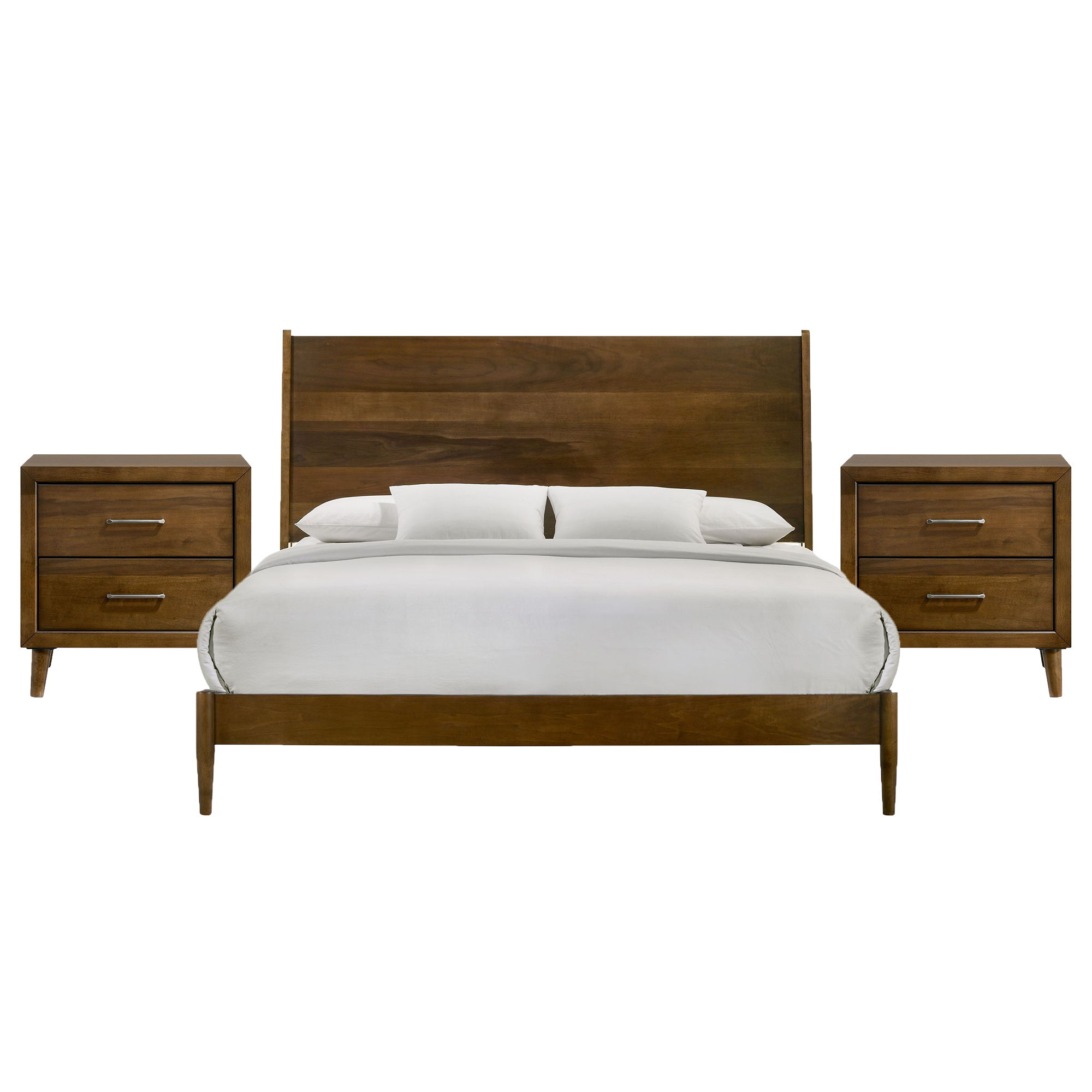 King · 3 Pc · Bedroom Set With 2 Nightstands