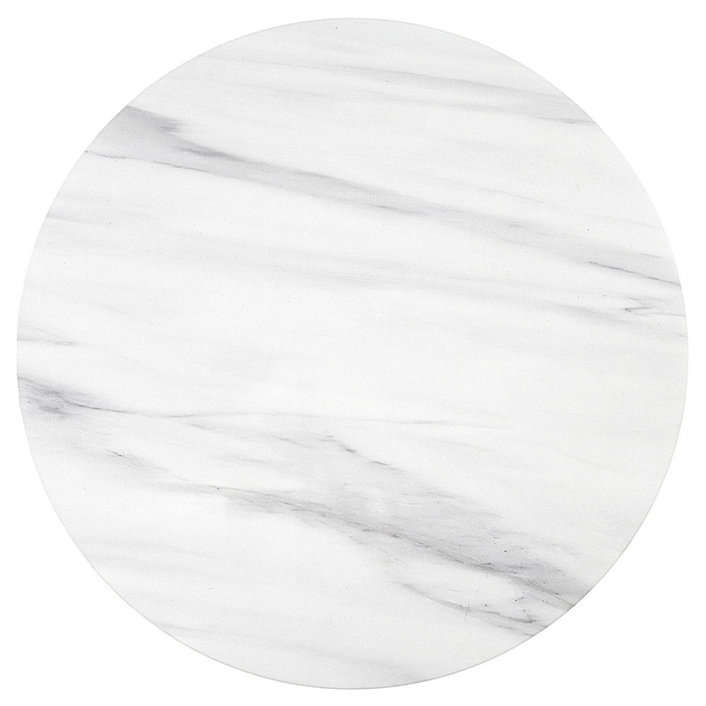 Zaid - Coffee Table - Engineering Marble & White High Gloss, white, view 5