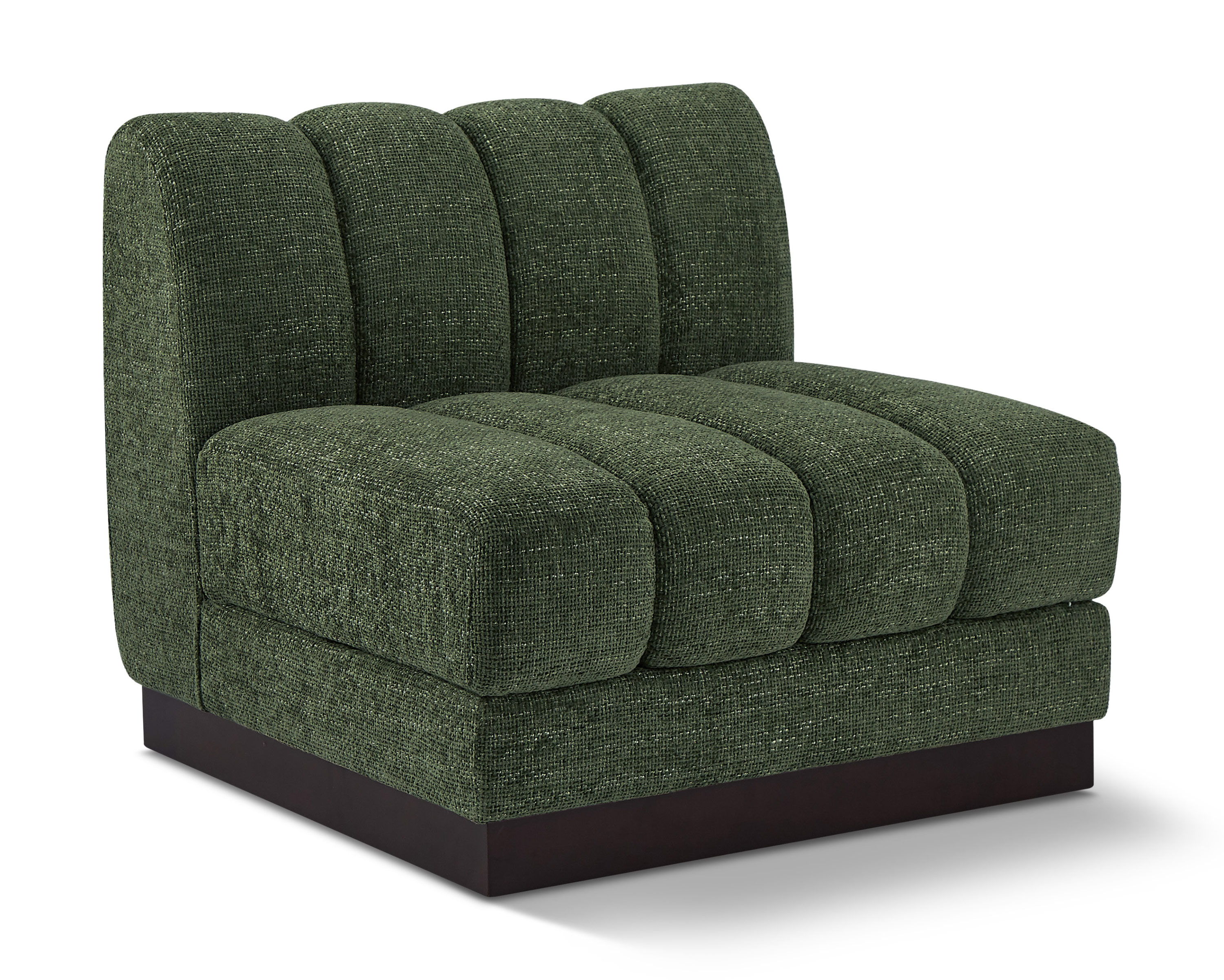 Quinn - Armless Chair - Green