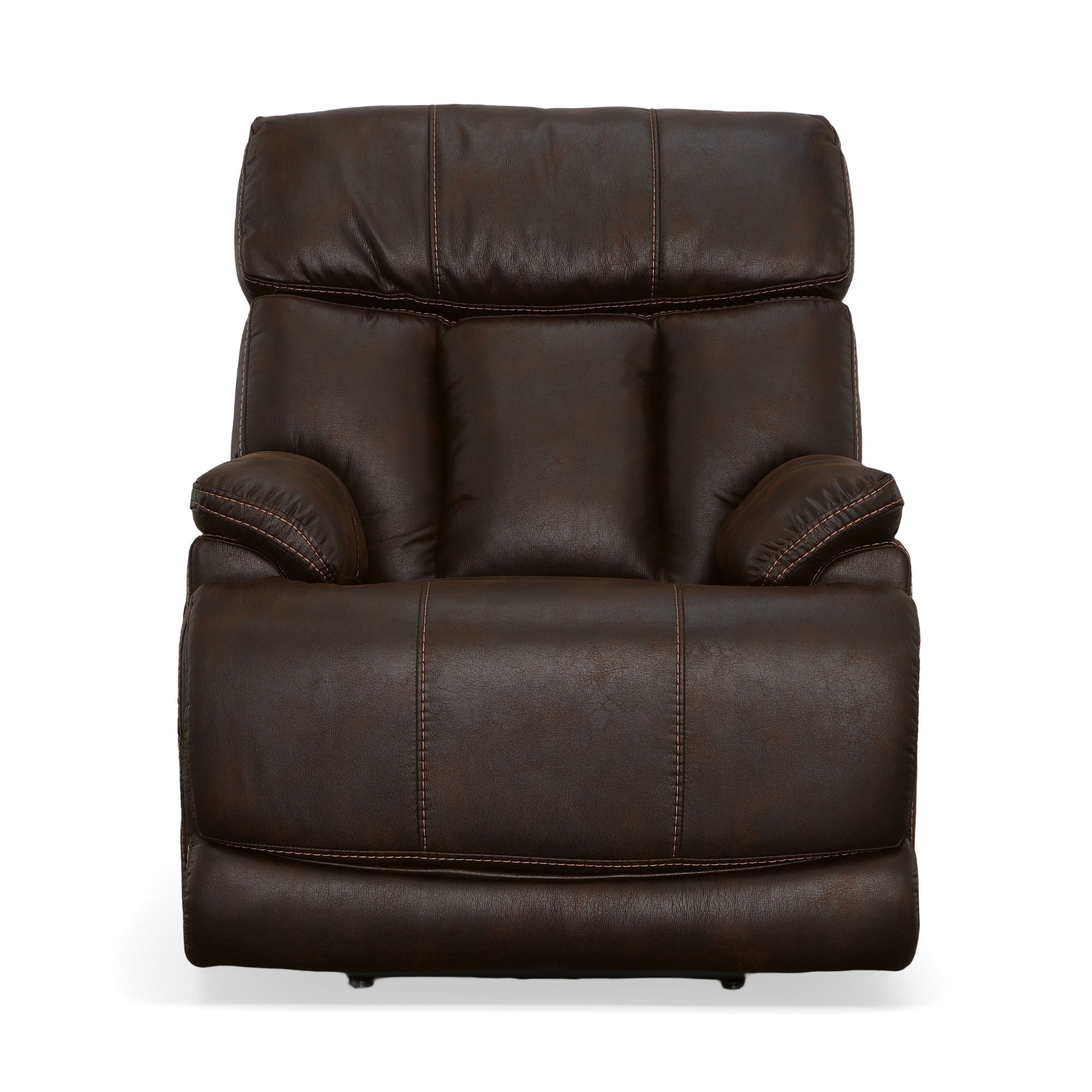 Clive - Power Recliner With Power Headrest & Lumbar - Clove, dark brown, view 3