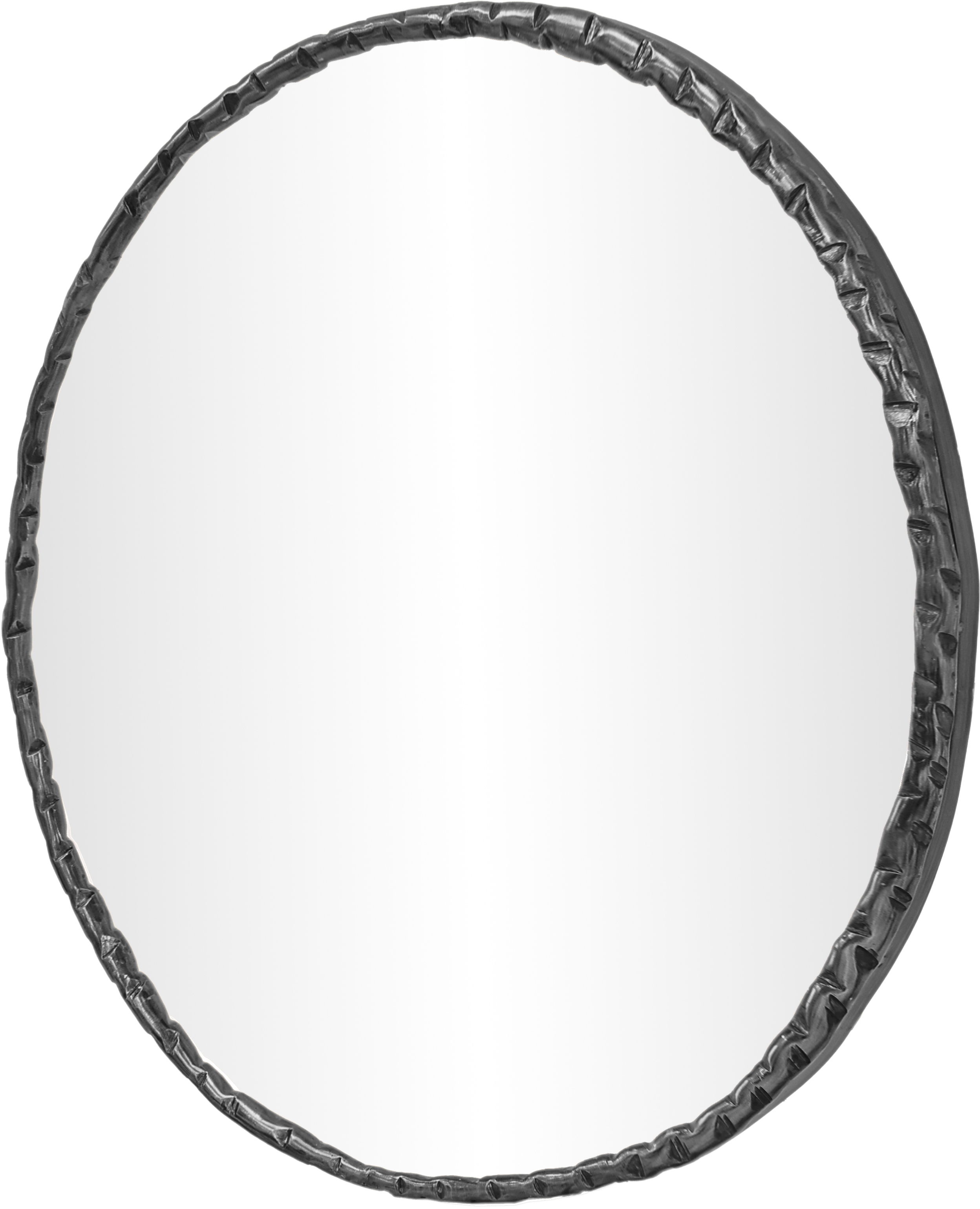 Hammer - 36" Iron Mirror - Black
