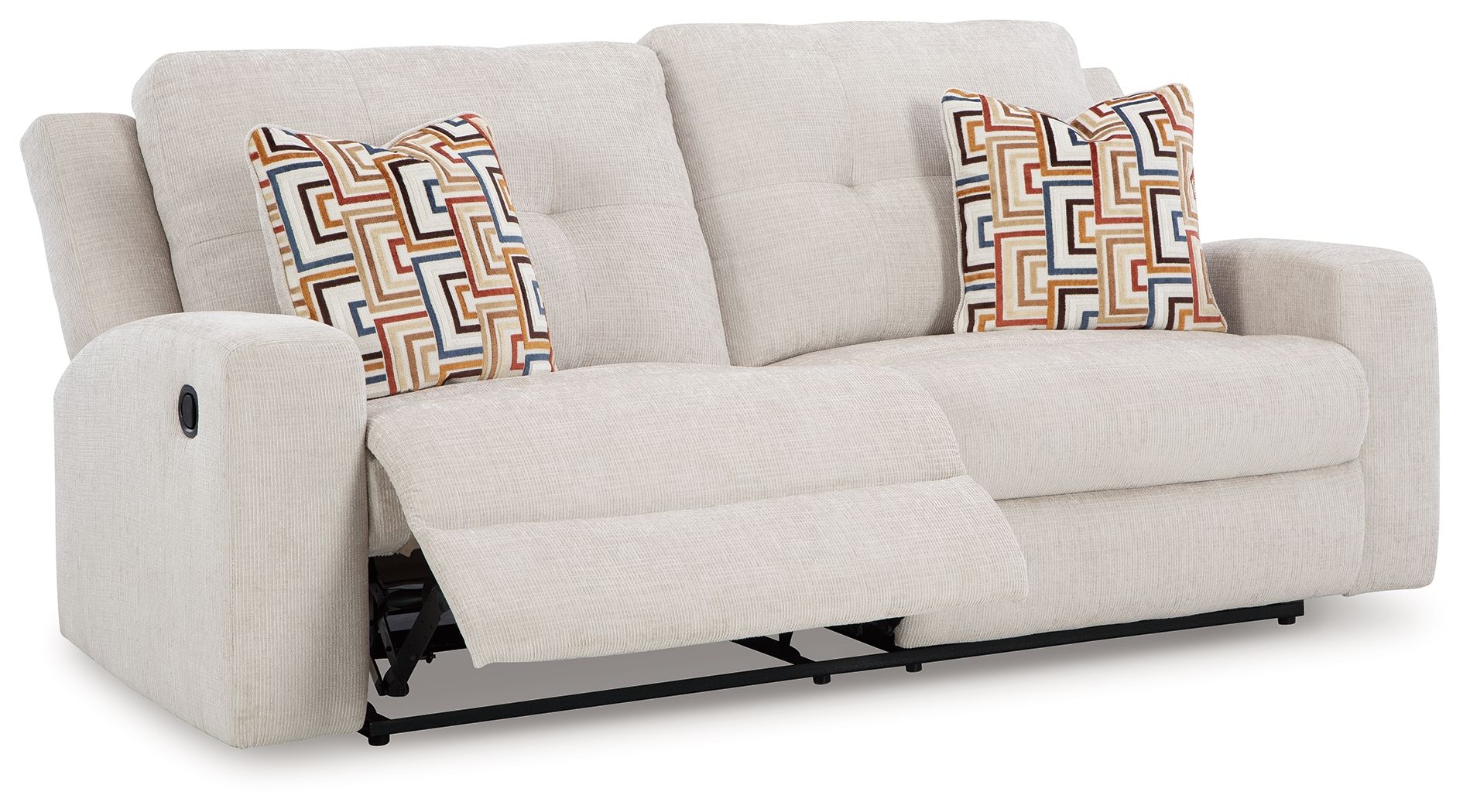 Danum - 2 Seat Reclining Sofa - Stone