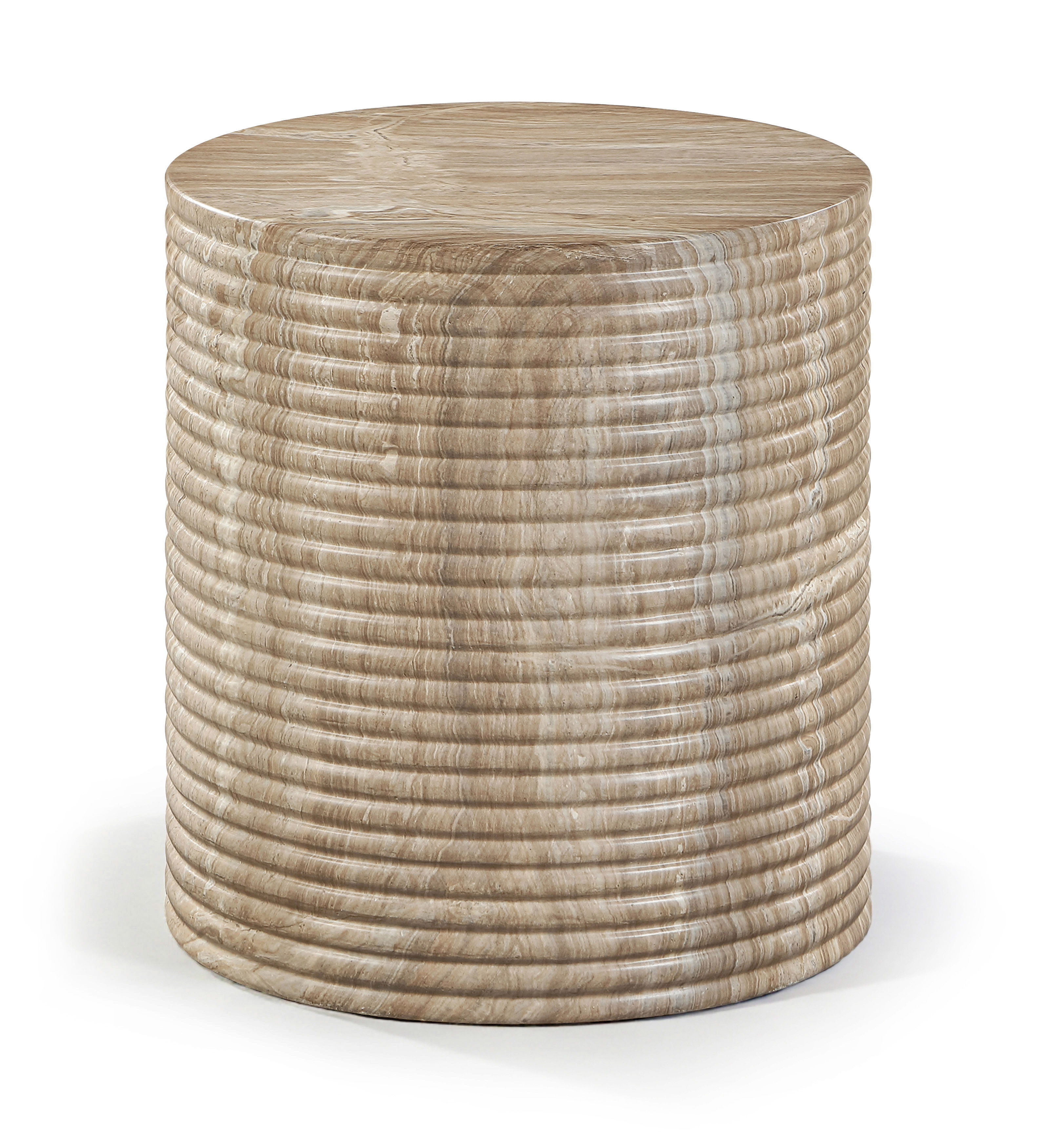 Rapallo - Concrete Indoor/Outdoor End Table - Beige
