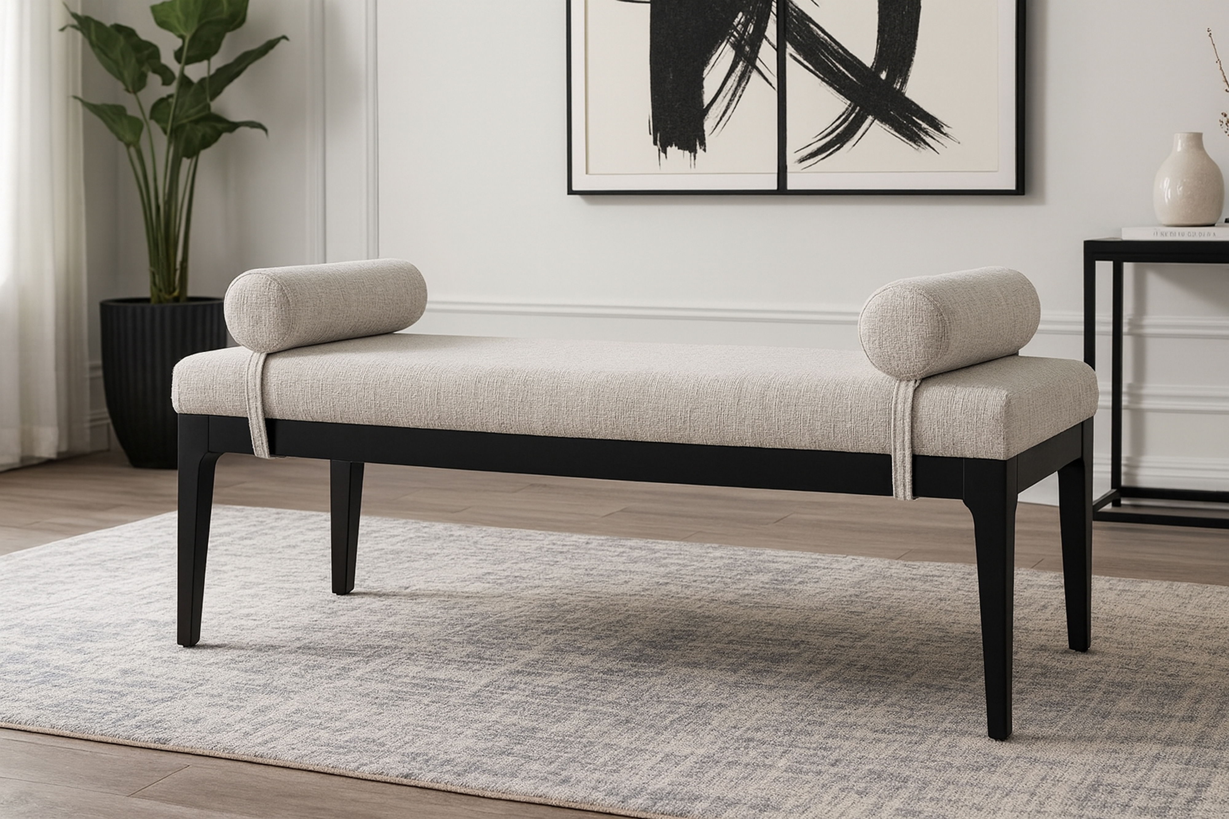 Priscilla - Bench - Gray