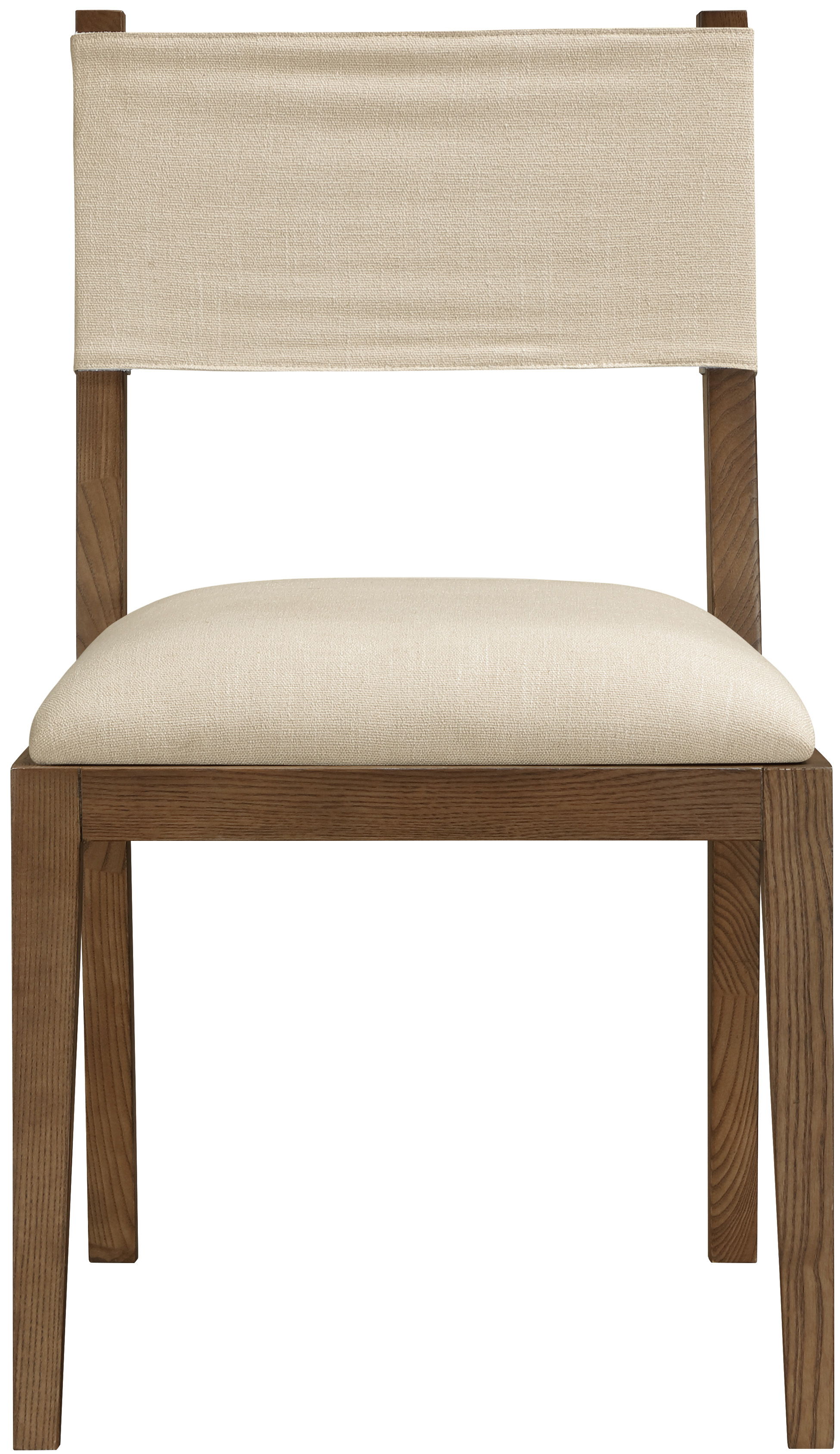 Avon - Linen Textured Performance Fabric Upholstered Dining Side Chair (Set of 2) - Beige