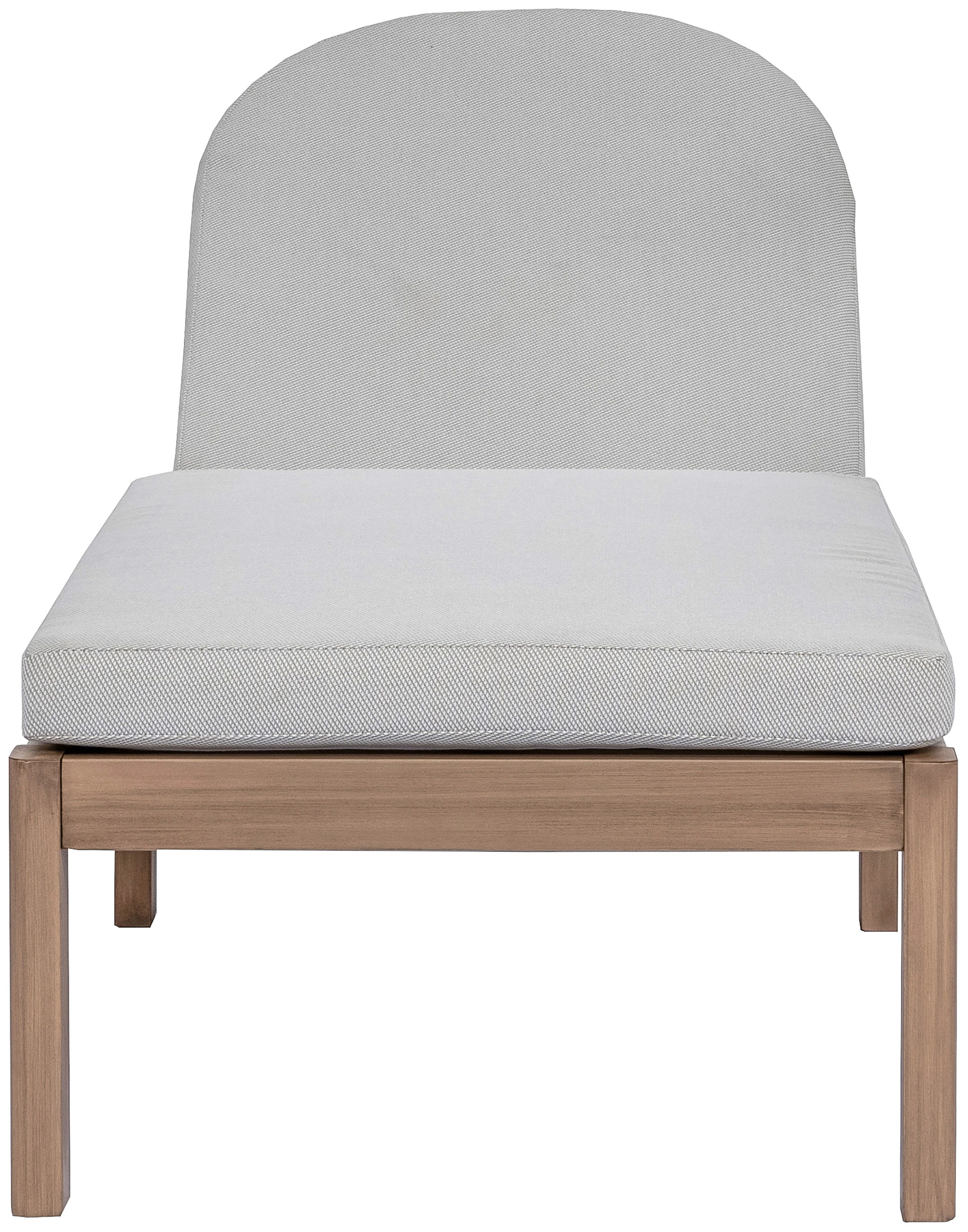 Newport - Water Resistant Fabric Upholstered Outdoor Patio Lounge Chair - Gray