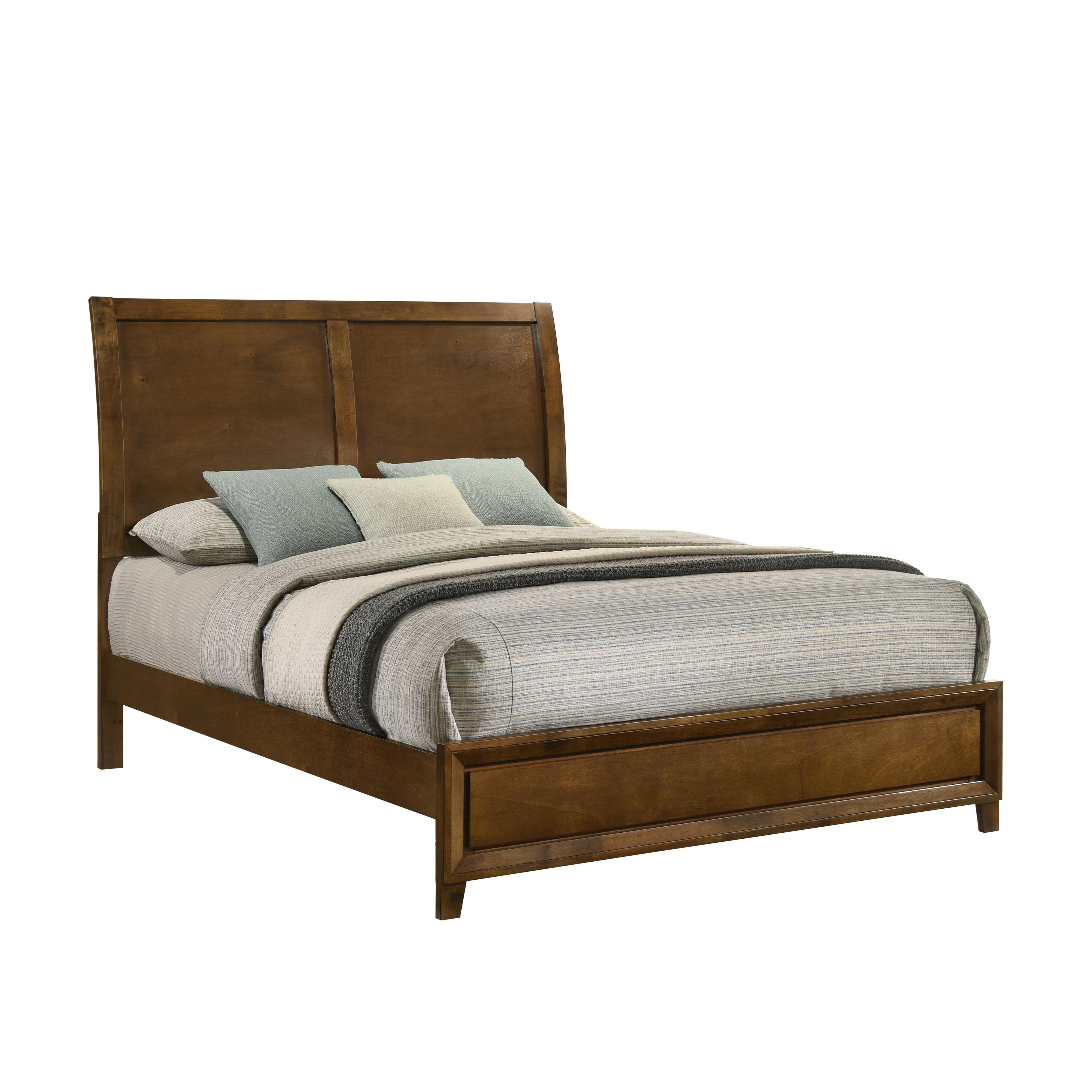 Ballard - 5/0 Queen Bed - Light Brown