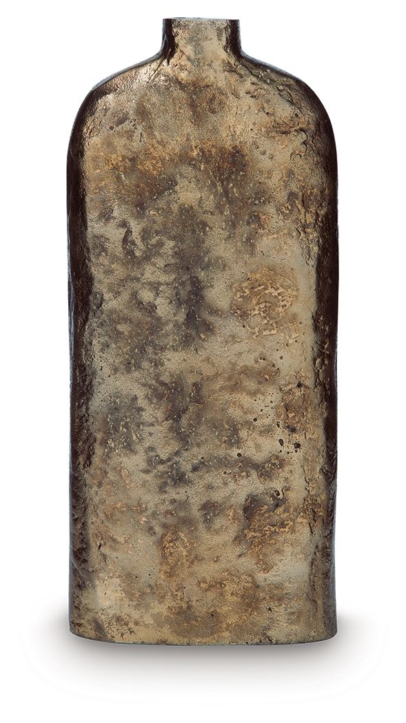 Wallmond - Vase - 13" - Antique Brass Finish