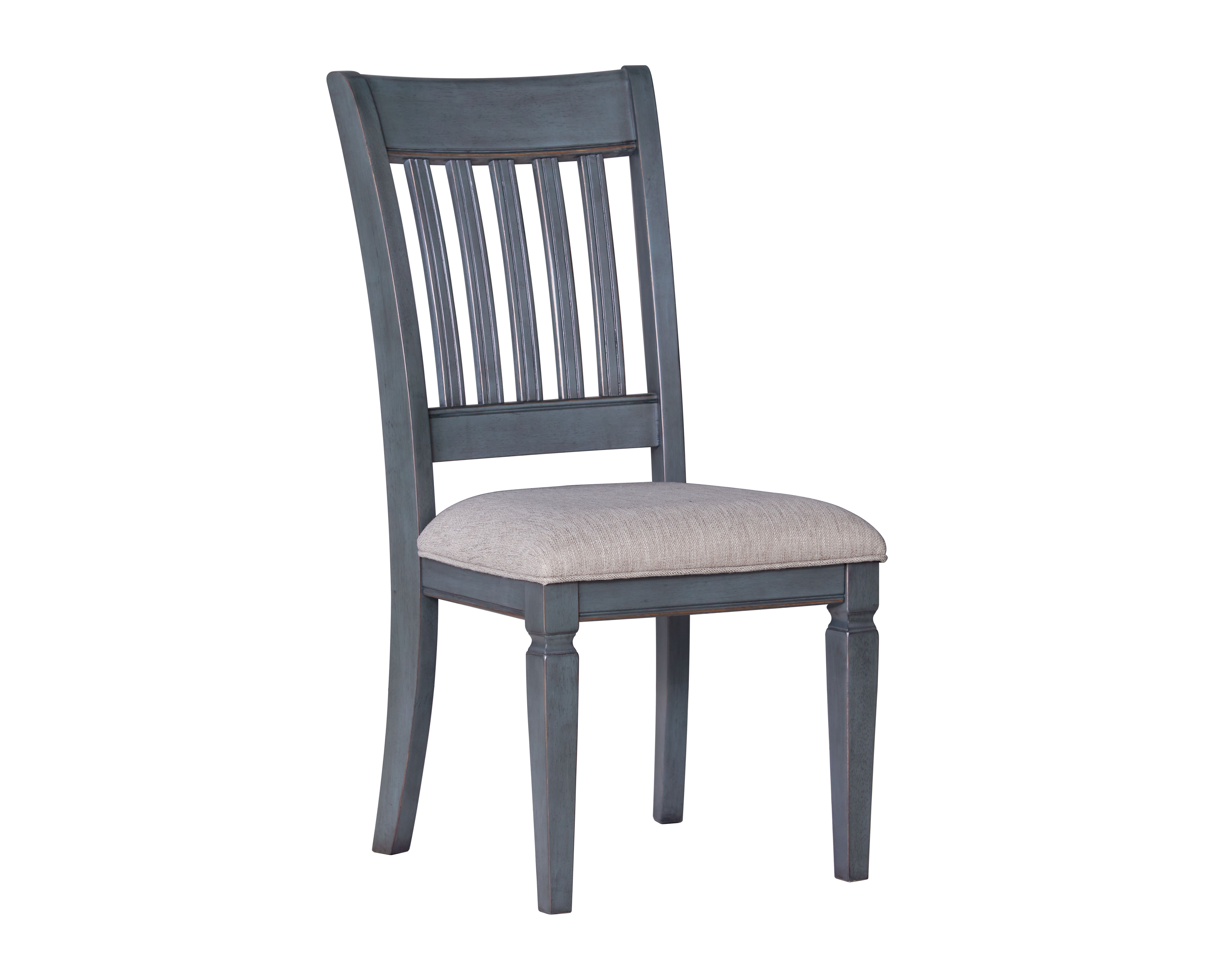 Americana - Slat Back Dining Side Chair (Set of 2) - Corduroy Blue Image