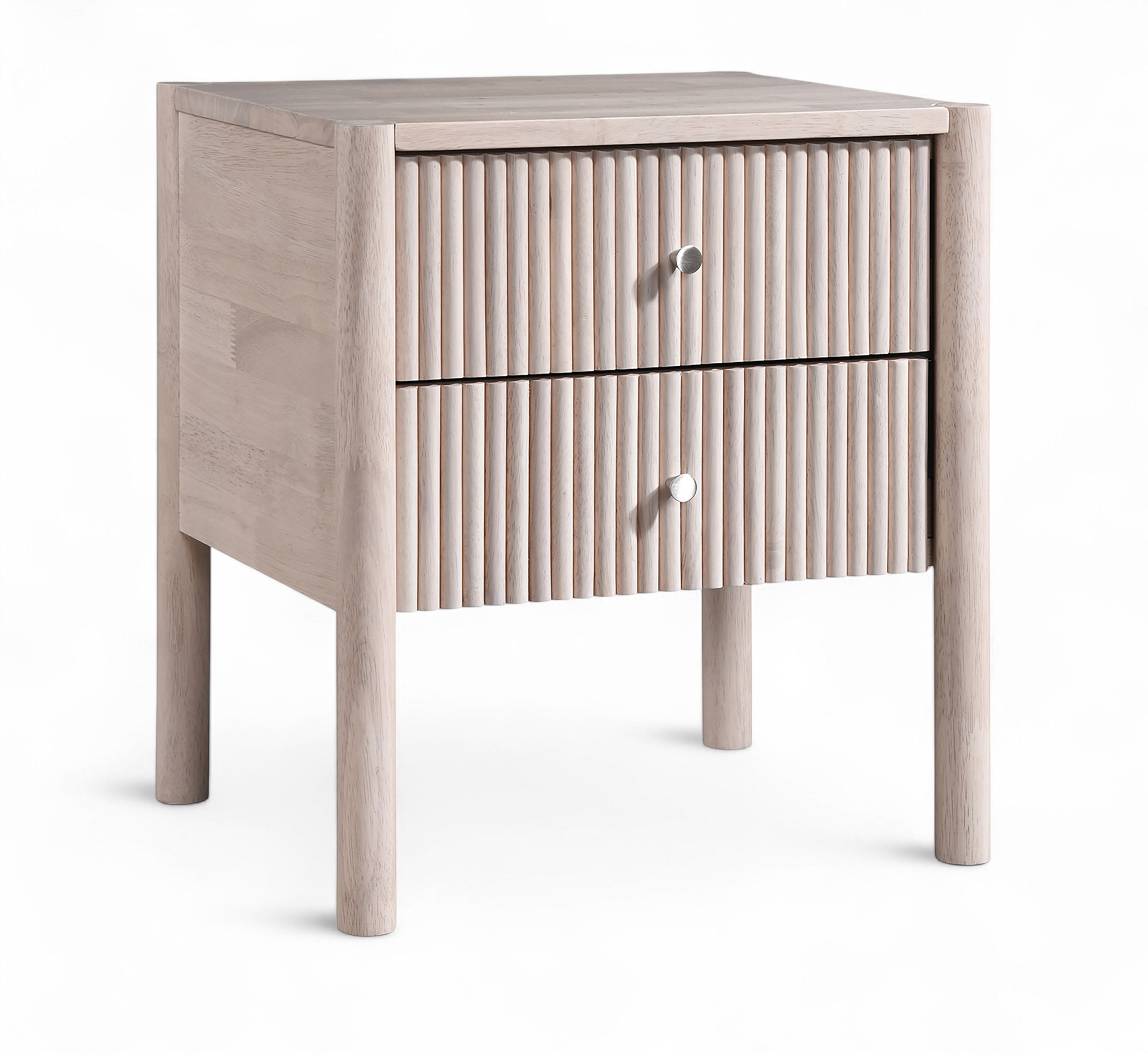 Kivo - Solid Wood Nightstand - Natural