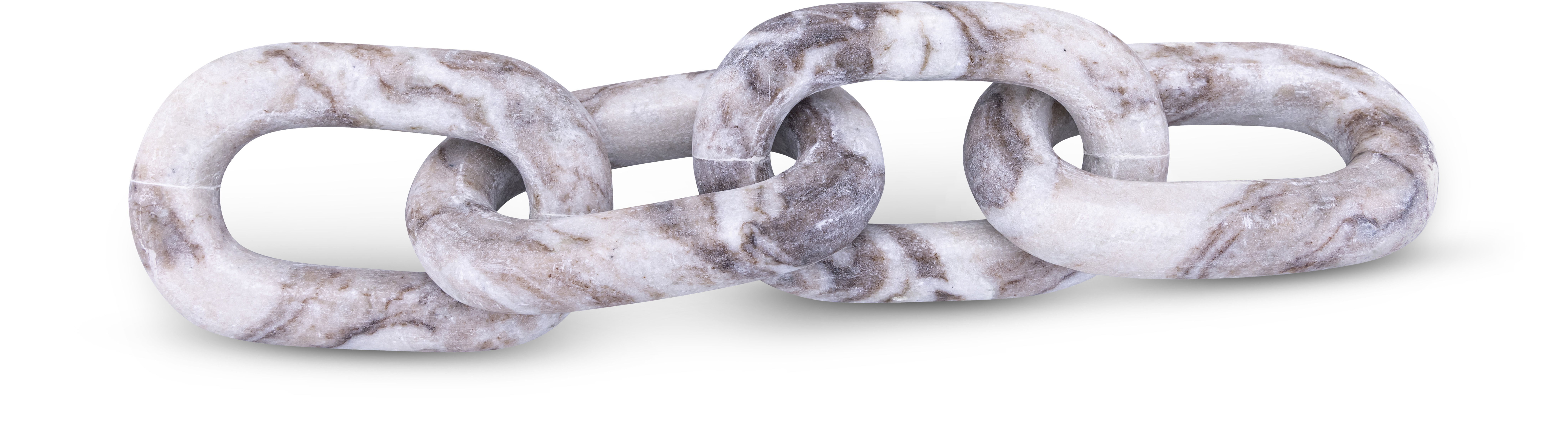 Lynx - Marble Decorative Chain Links - Brown