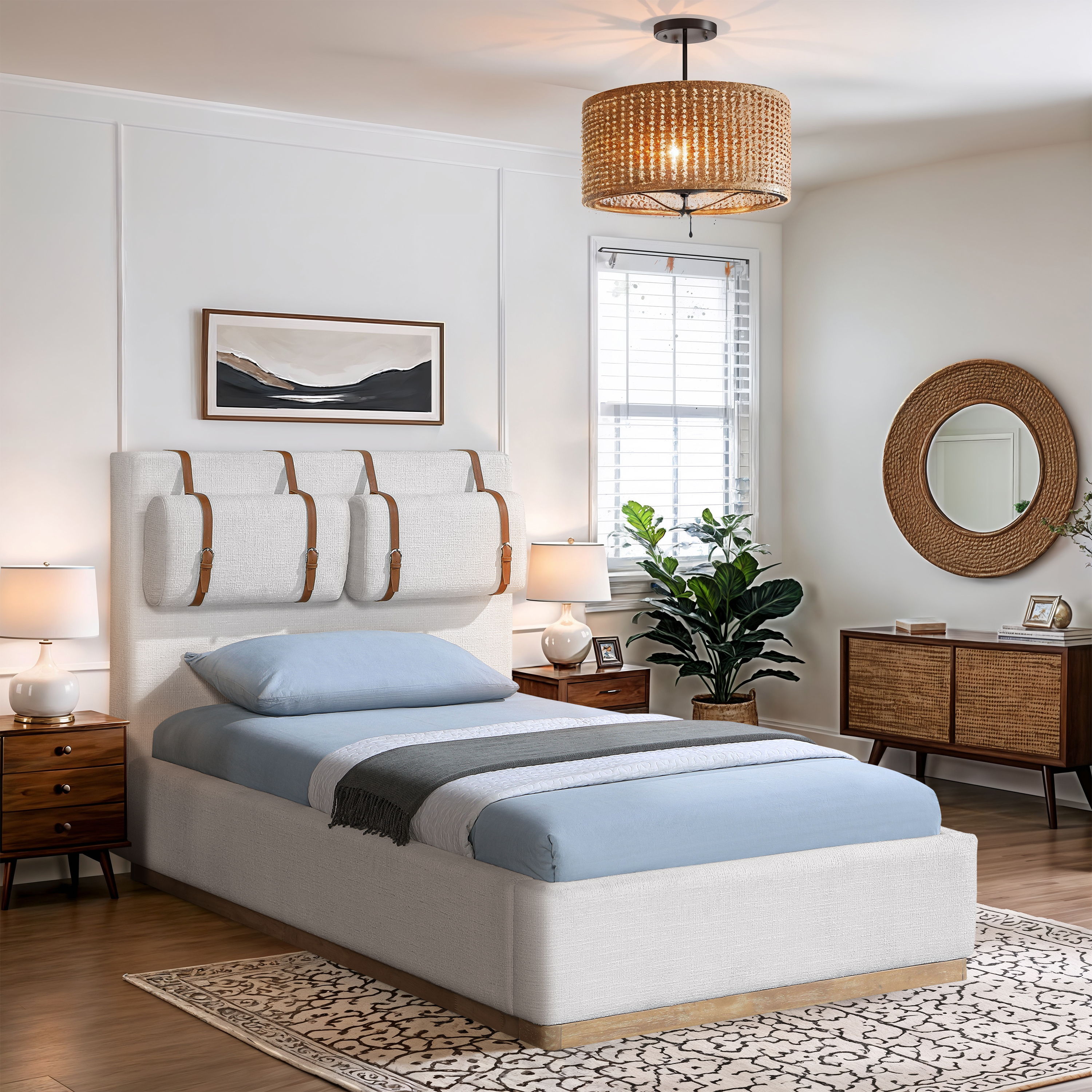 Bennet - Twin Bed - Cream