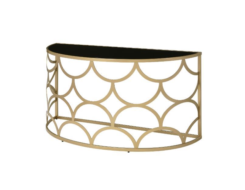 Altus - Console Table - Gold, gold