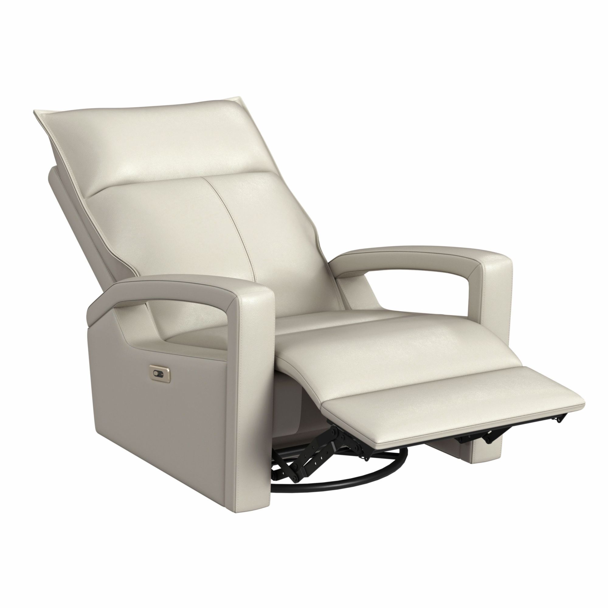 Eco - P1 Recliner With Glider And Swivel - Del Mar Cream