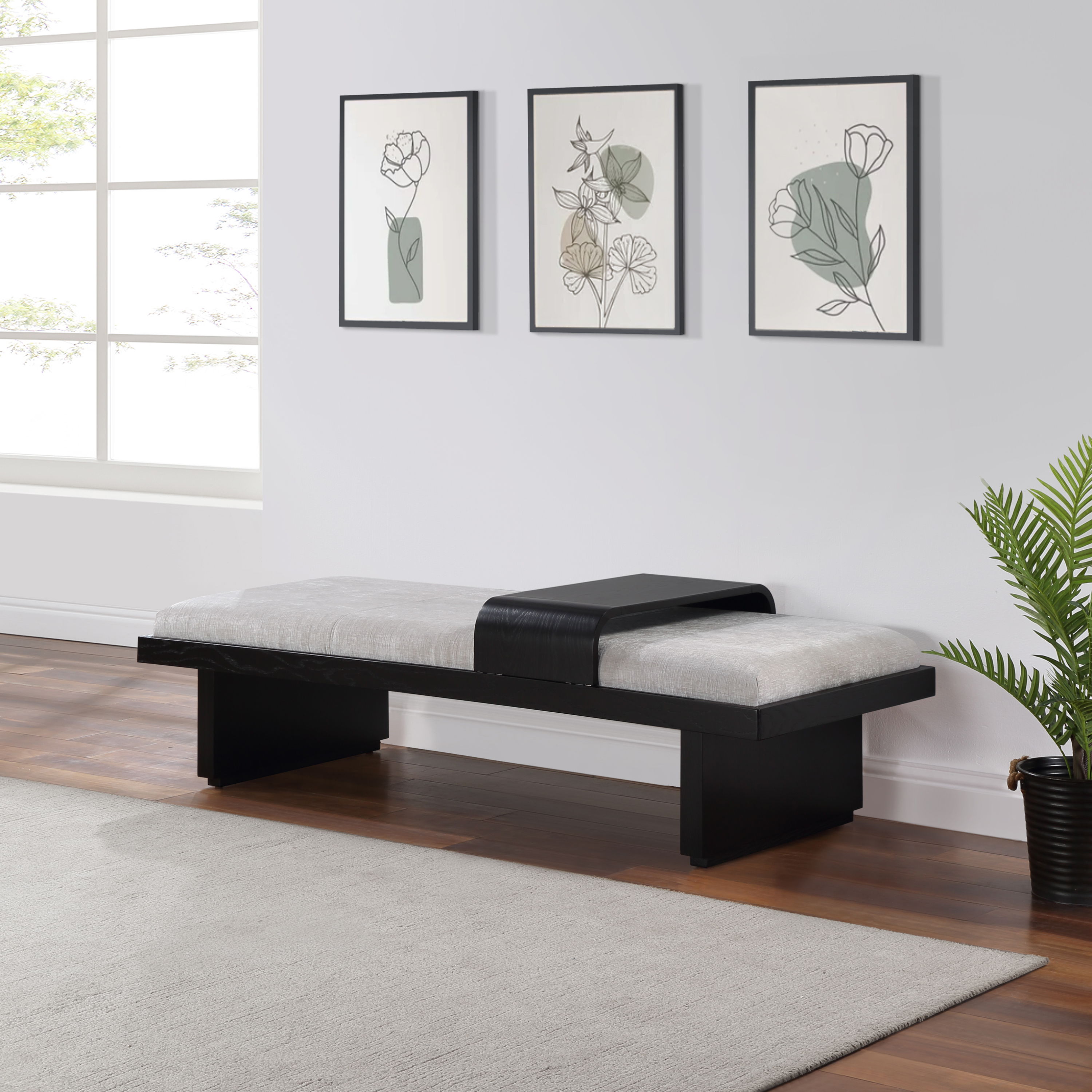 Arlington - Bench - Light Gray