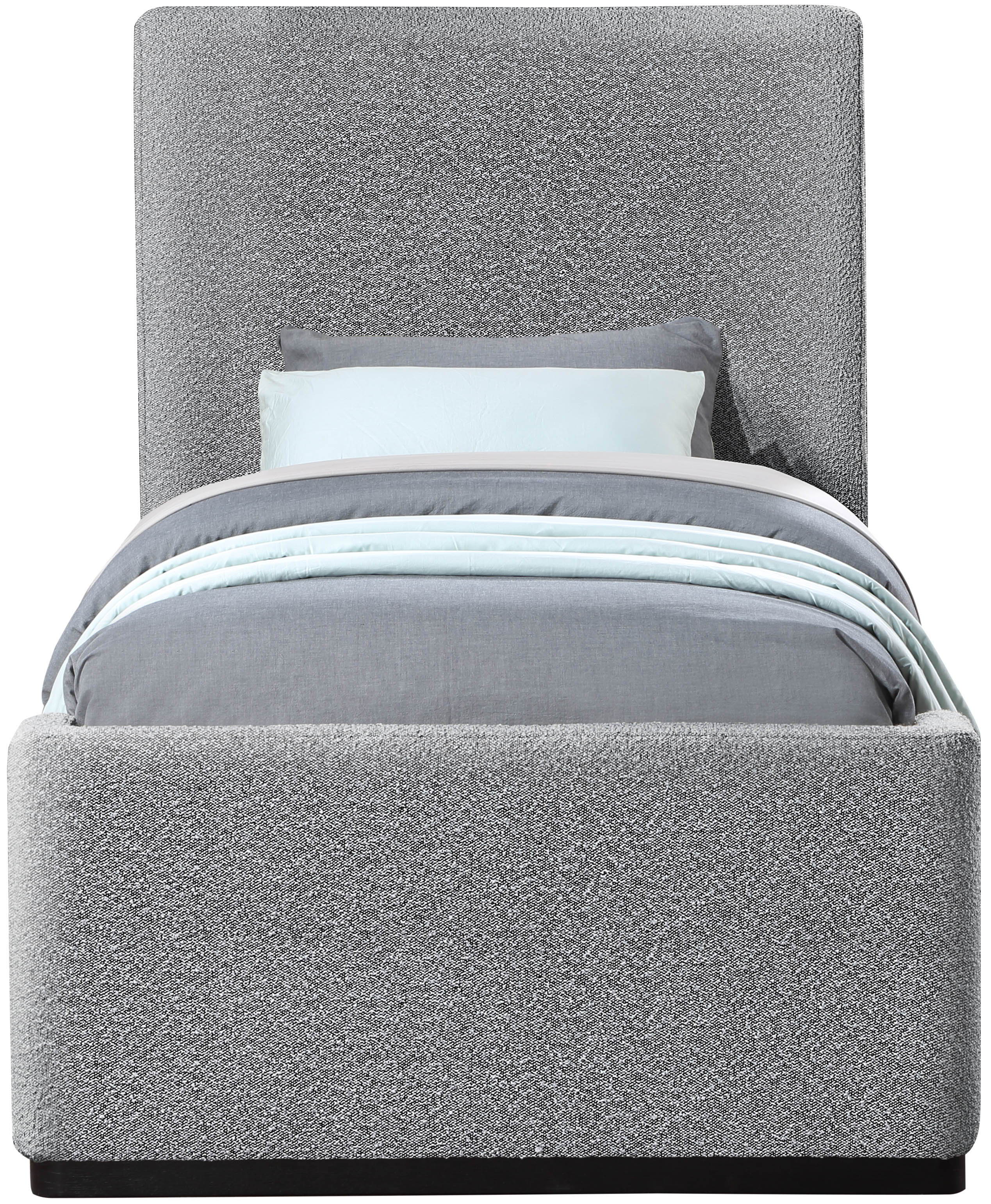 Oliver - Twin Bed - Gray