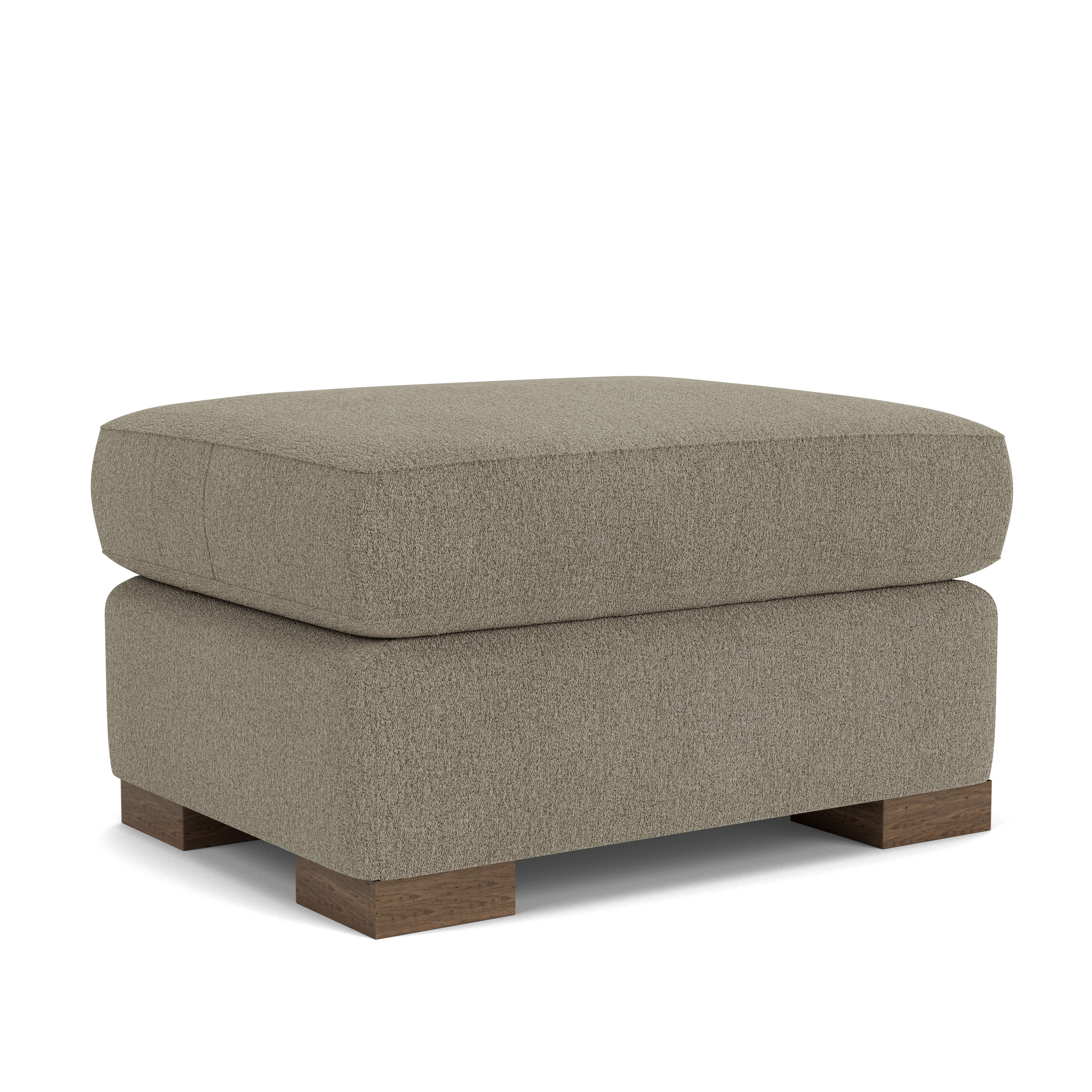 Bryant - Fabric Ottoman, light gray, view 2