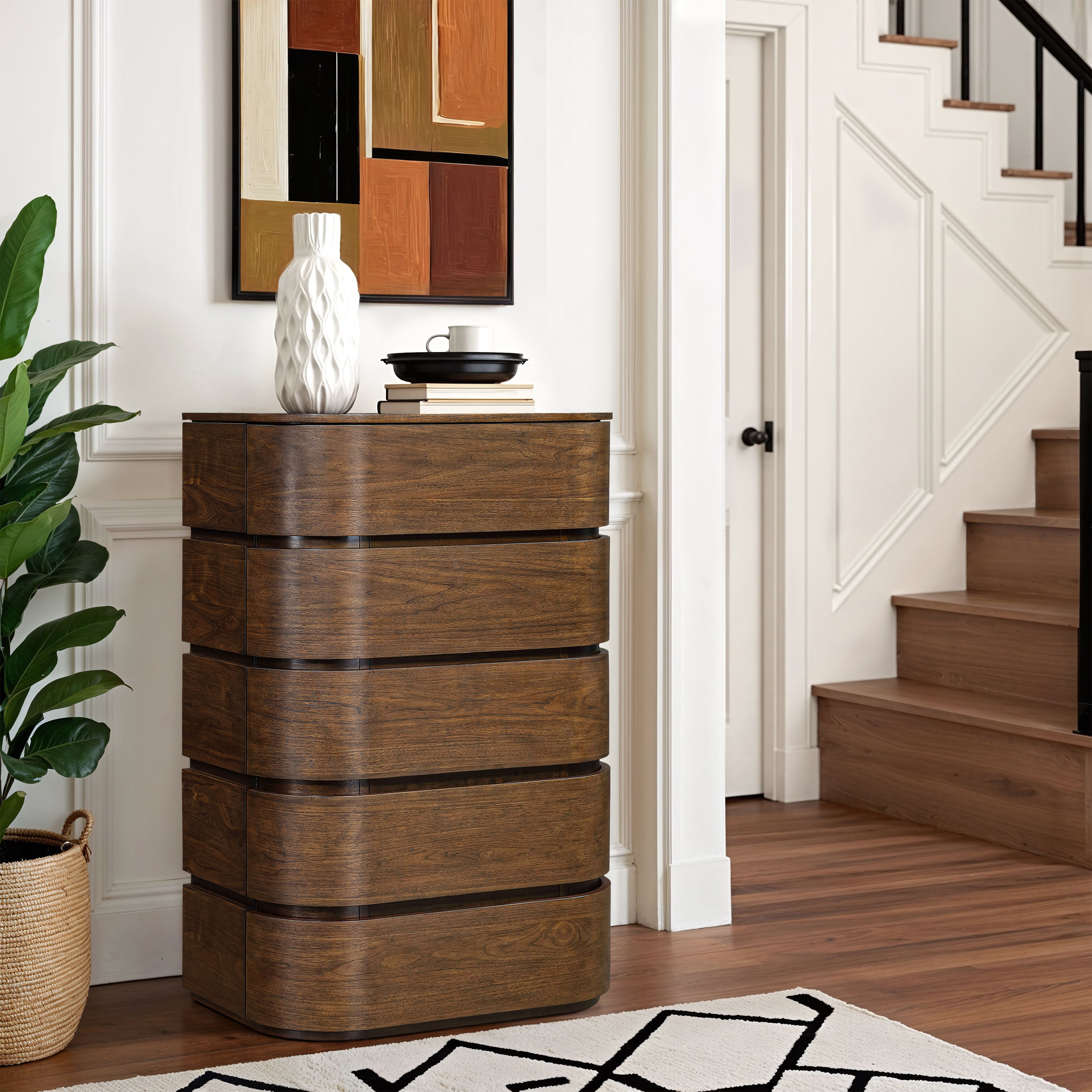 Annalise - Solid Wood Chest - Brown