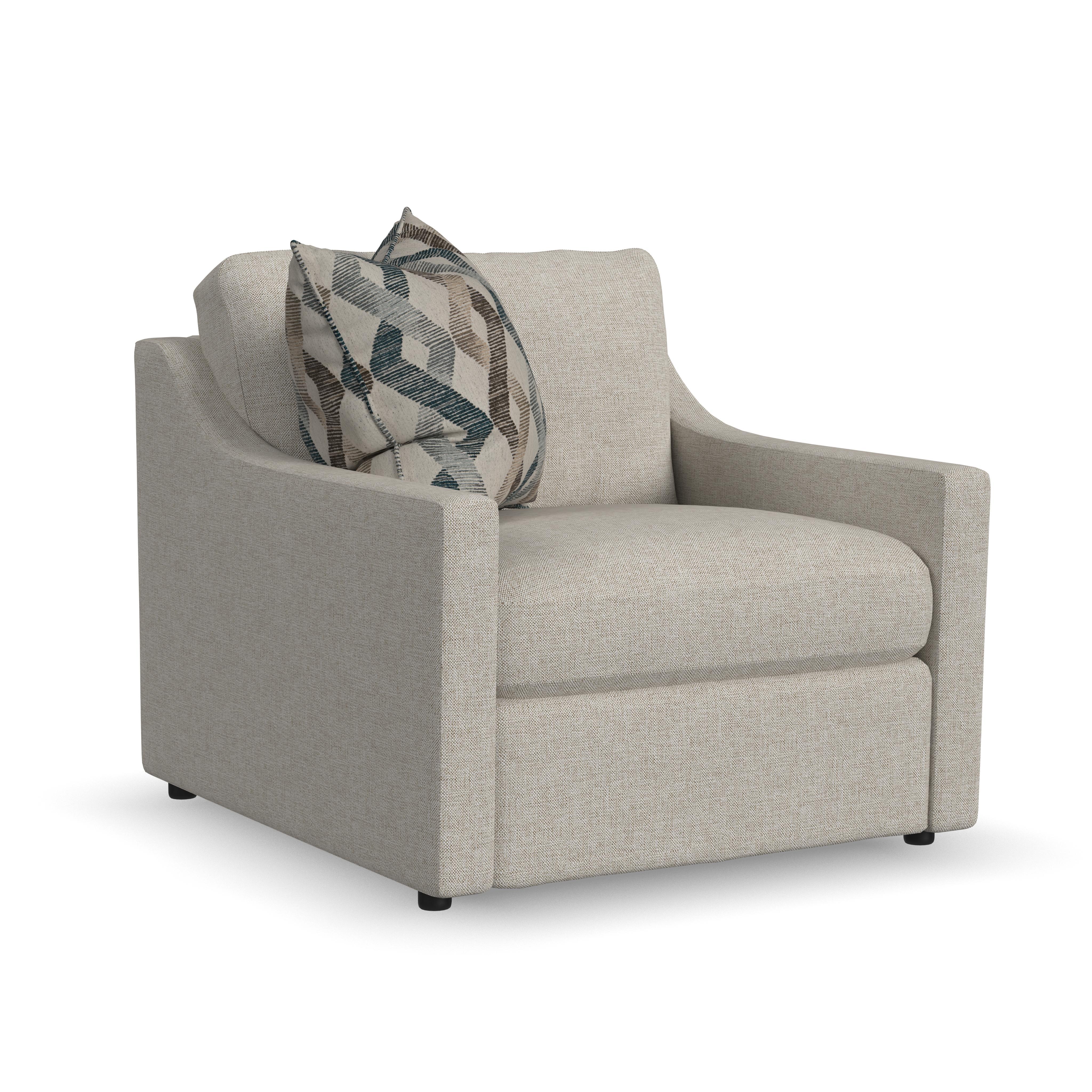 Sky - Fabric Upholstered Chair, light gray