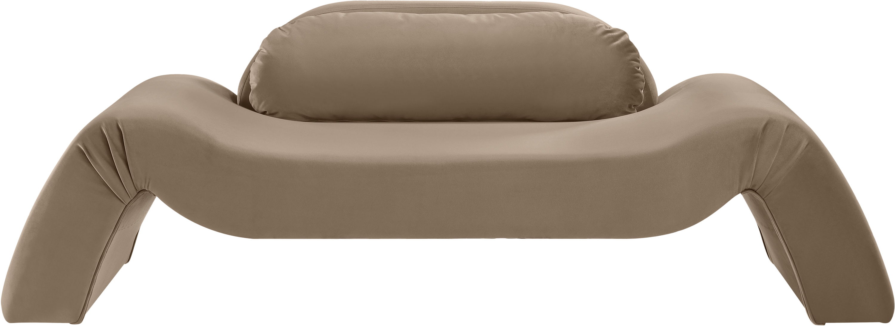 Austin - Velvet Loveseat - Taupe