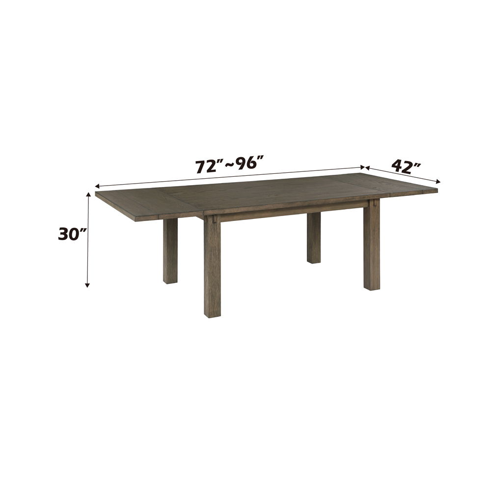 Nabirye - Dining Table - Dark Oak, dark brown, view 4
