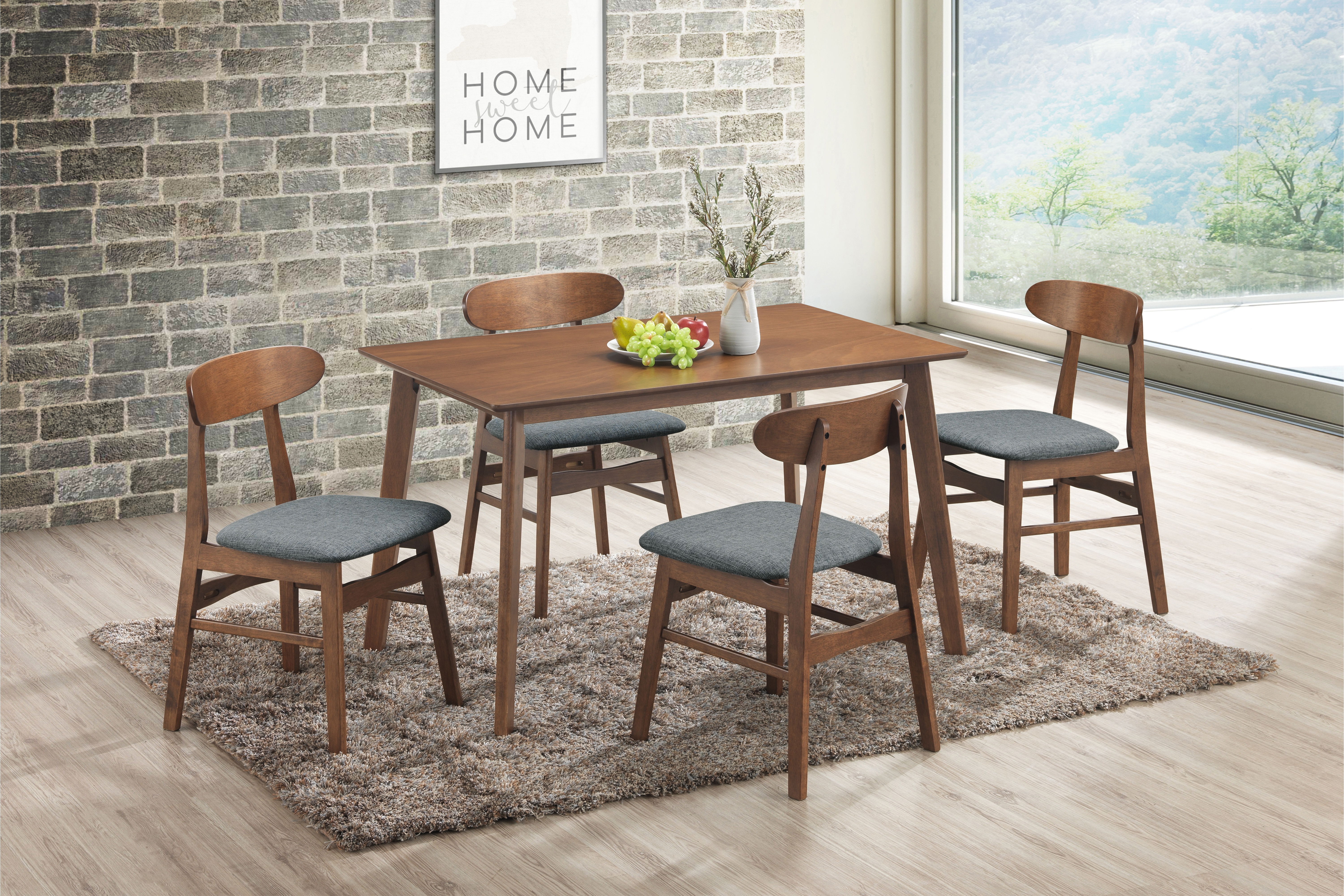 Morocco - Dining Chair With Gray Seat Cushion (Set of 2) - Light Gray
