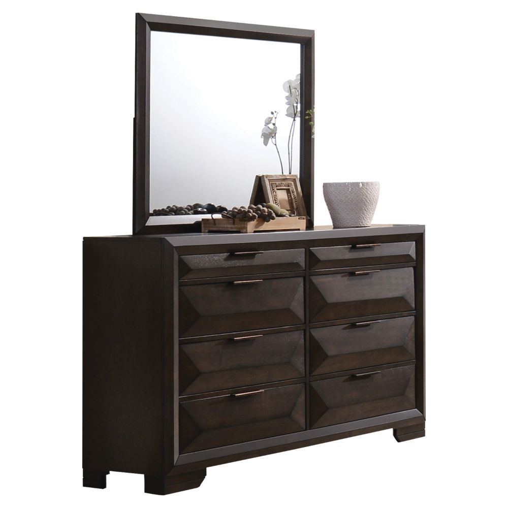 Merveille - Mirror - Espresso, dark brown, view 2