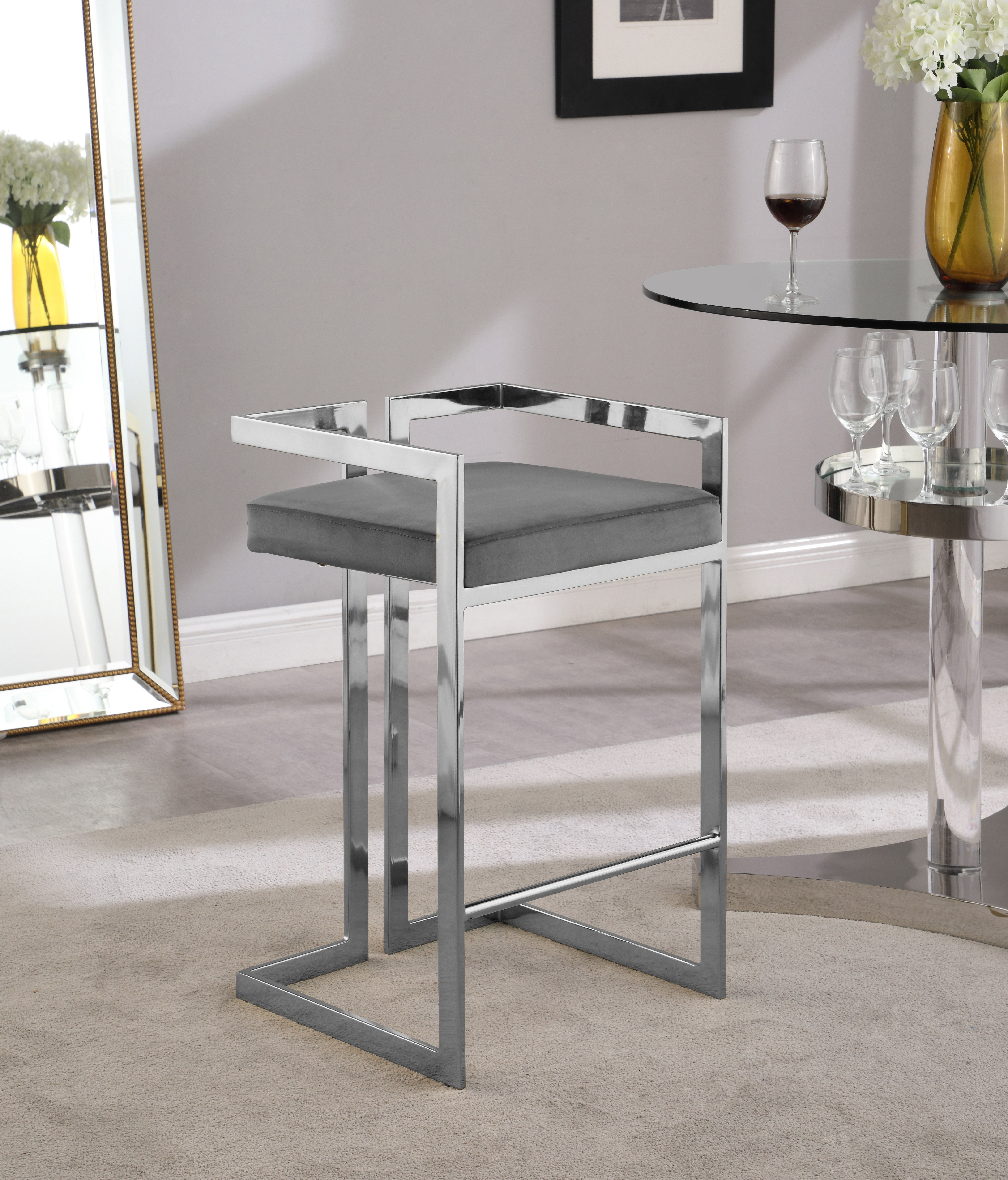 Ezra - Stool (Set of 2) - Gray