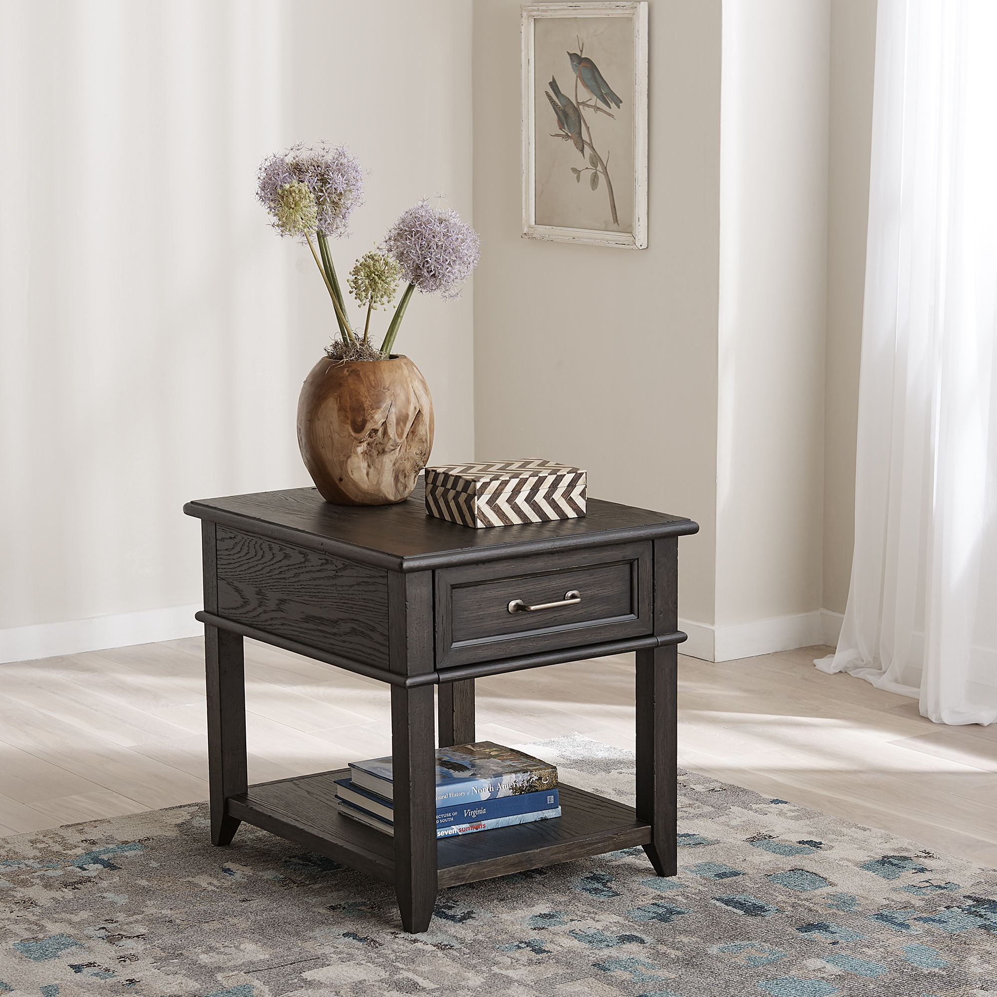 Liberty Furniture Mill Creek - 2 Drawer Sofa Table - Dark