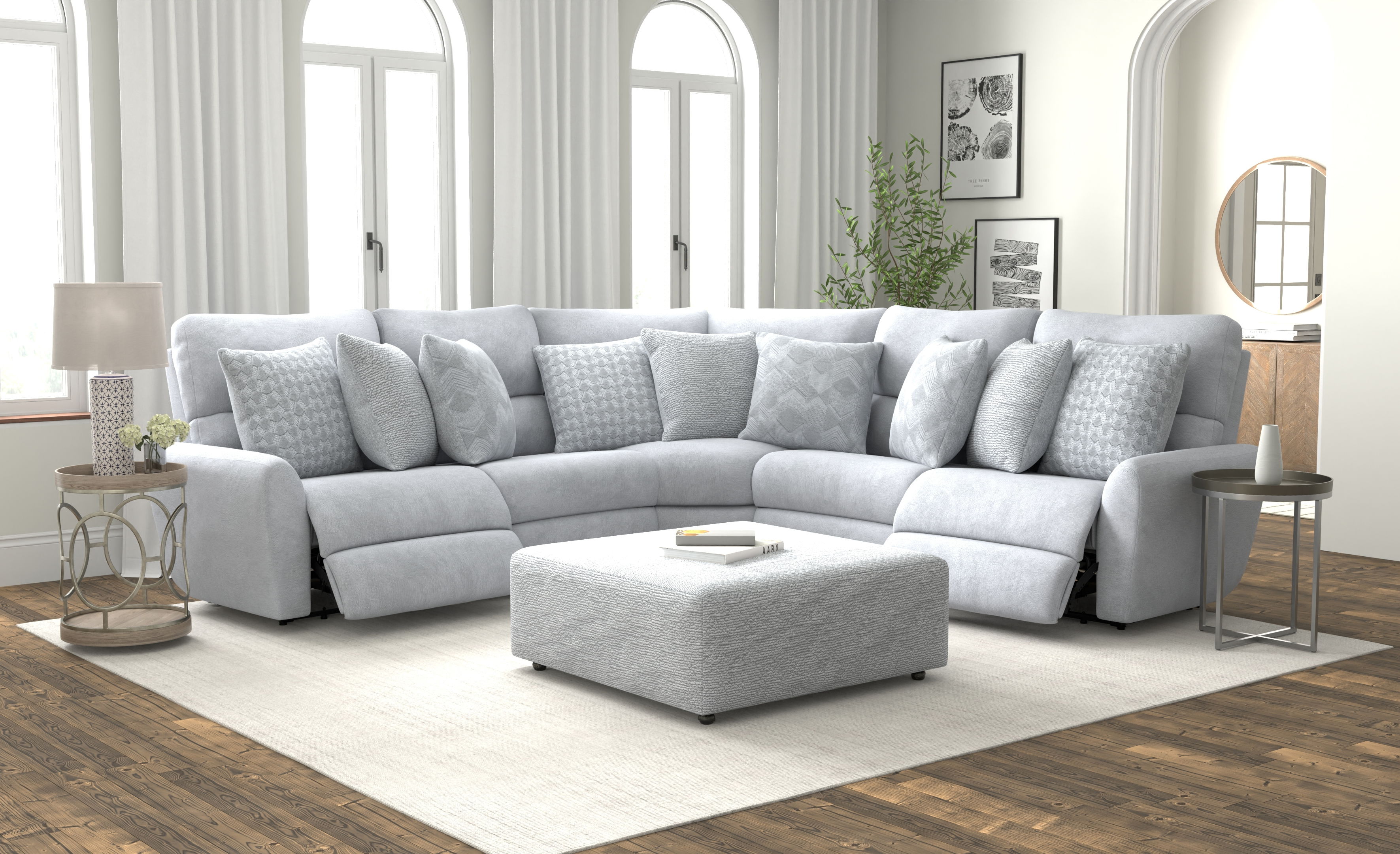 Majesty - Power Deep Seat RSF Reclining Loveseat - White
