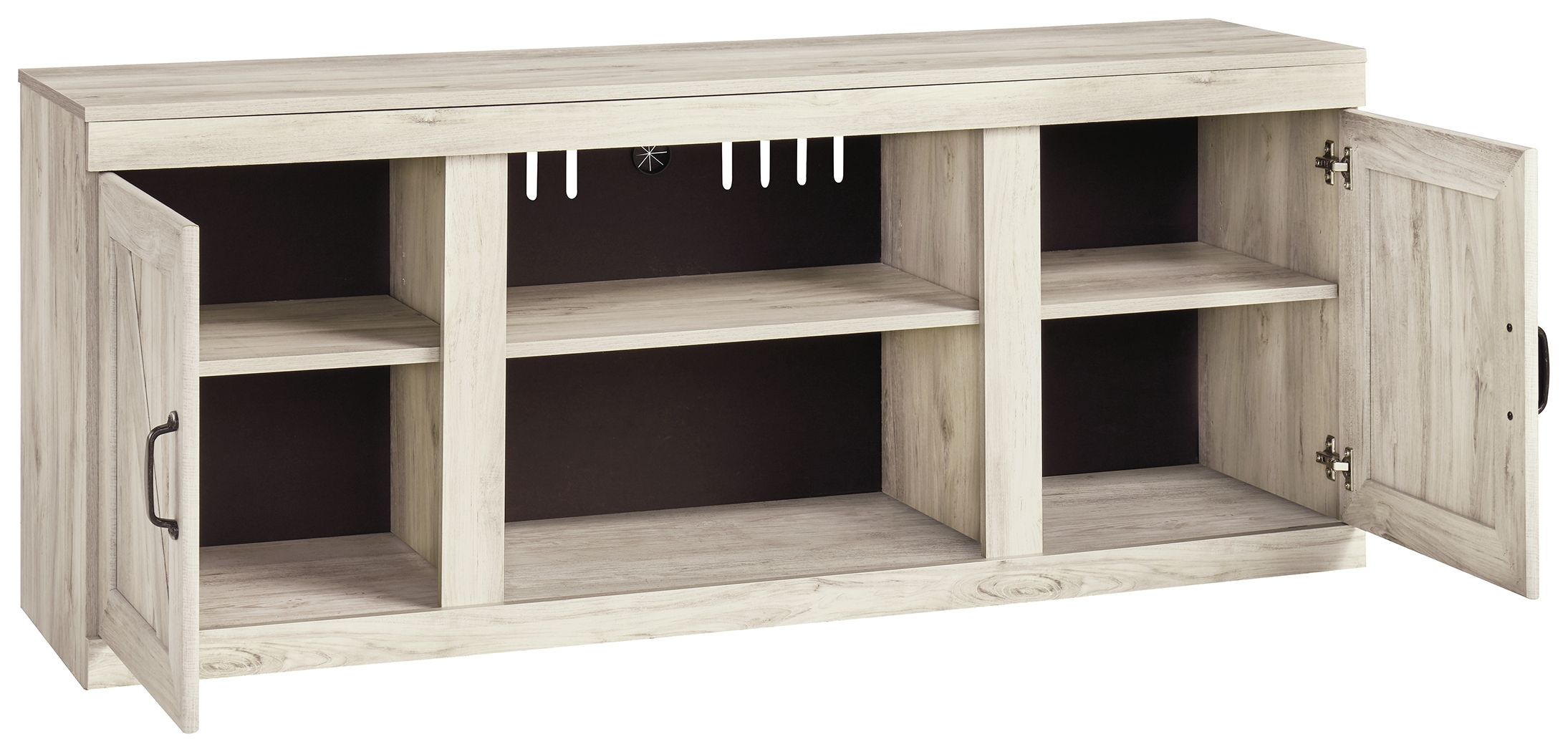 Bellaby - 4-Piece Entertainment Center - Whitewash