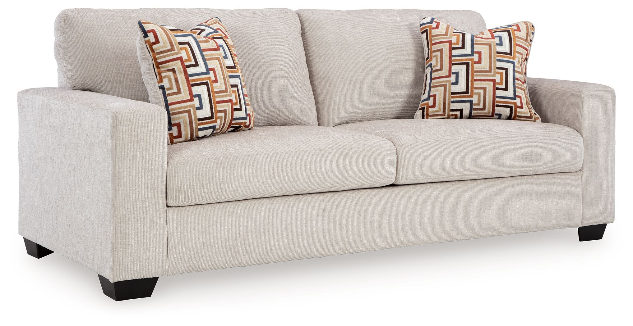 Ashley Furniture Aviemore - 2 Pc. - Sofa, Loveseat - Stone - Image 2