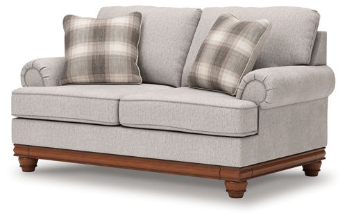 Clearbrooke - Loveseat - Sandstone, beige