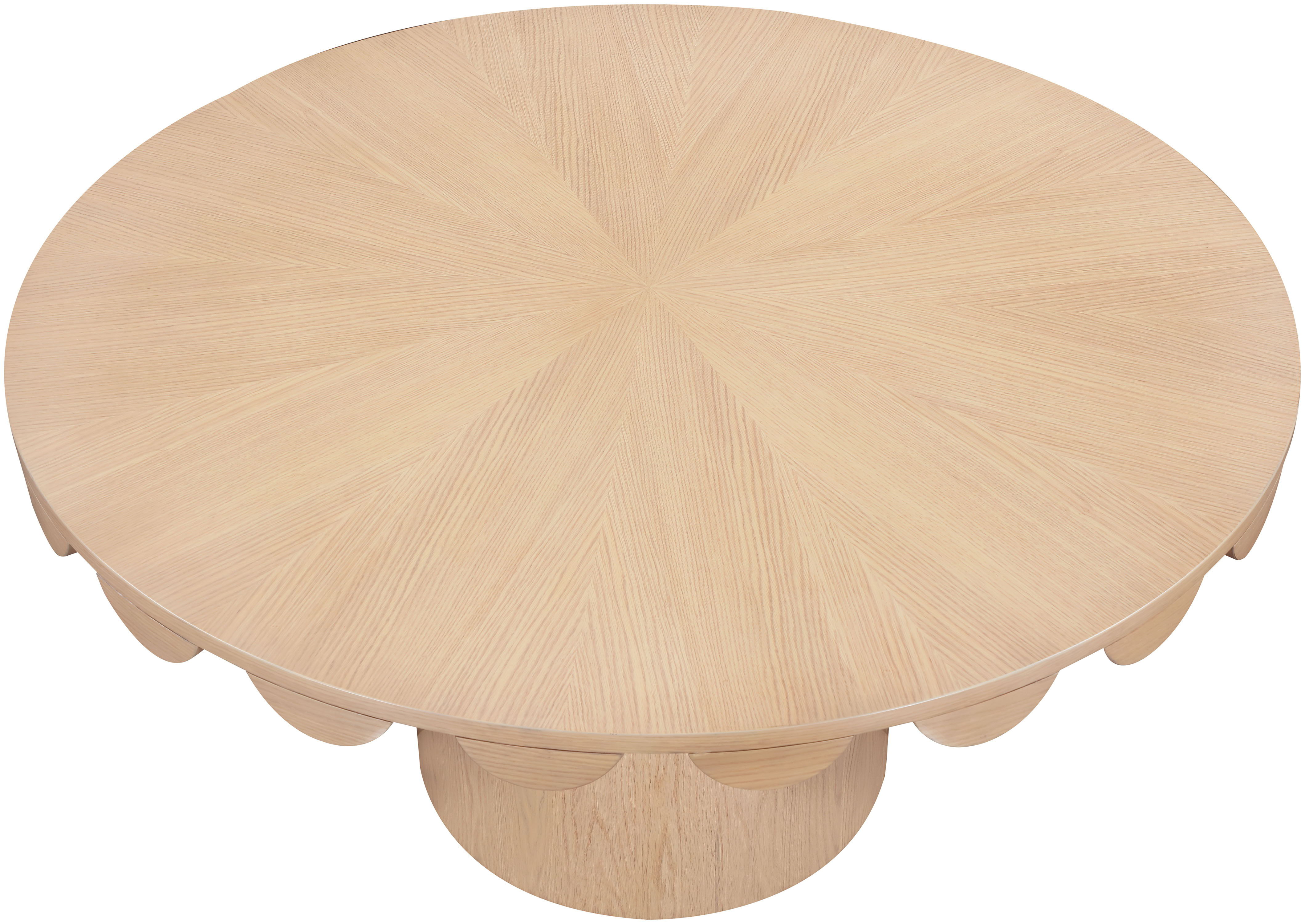 Dahlia - Oak Veneer 60" Dining Table - Natural