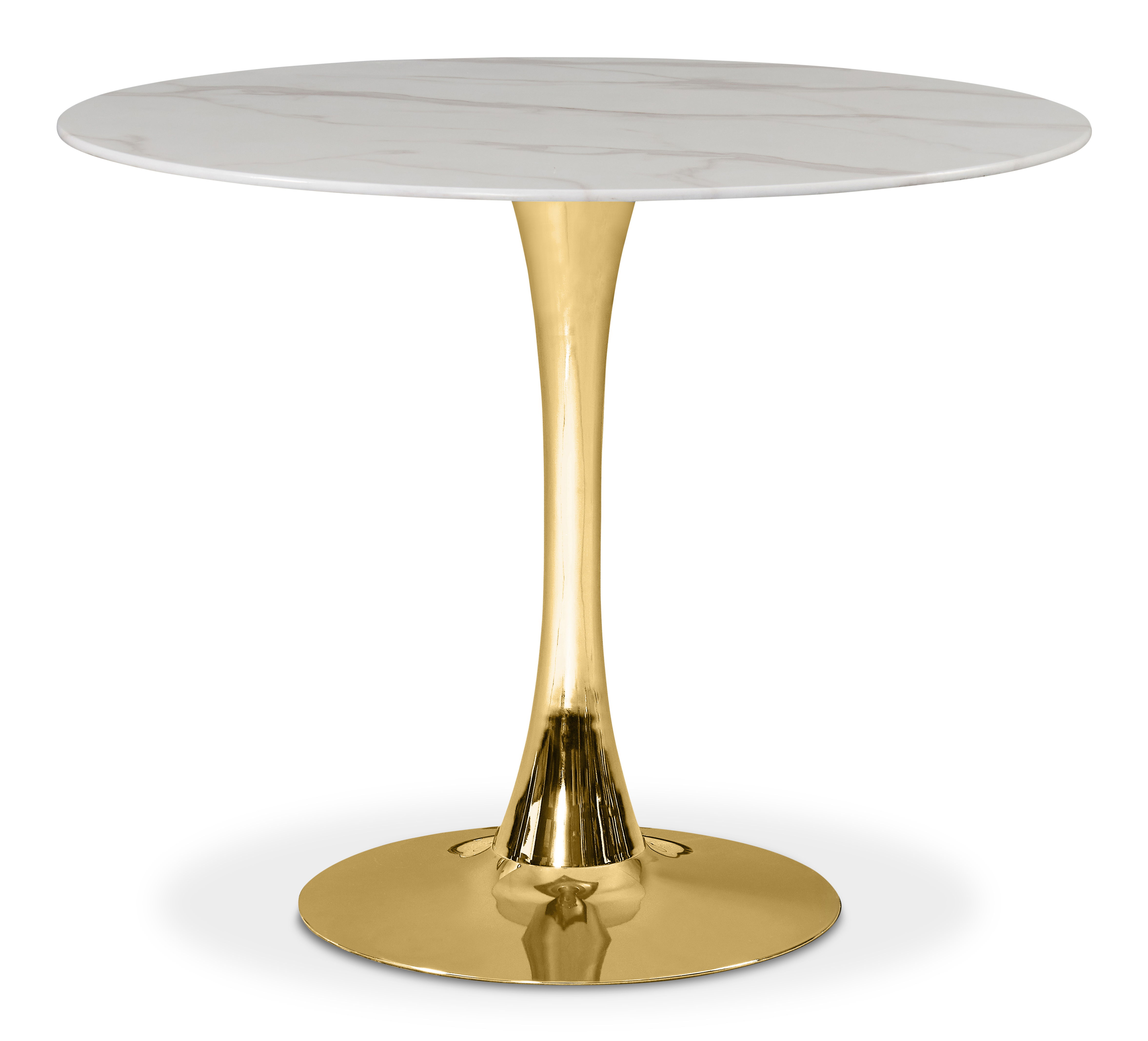 Tulip - 36" Dining Table - Gold