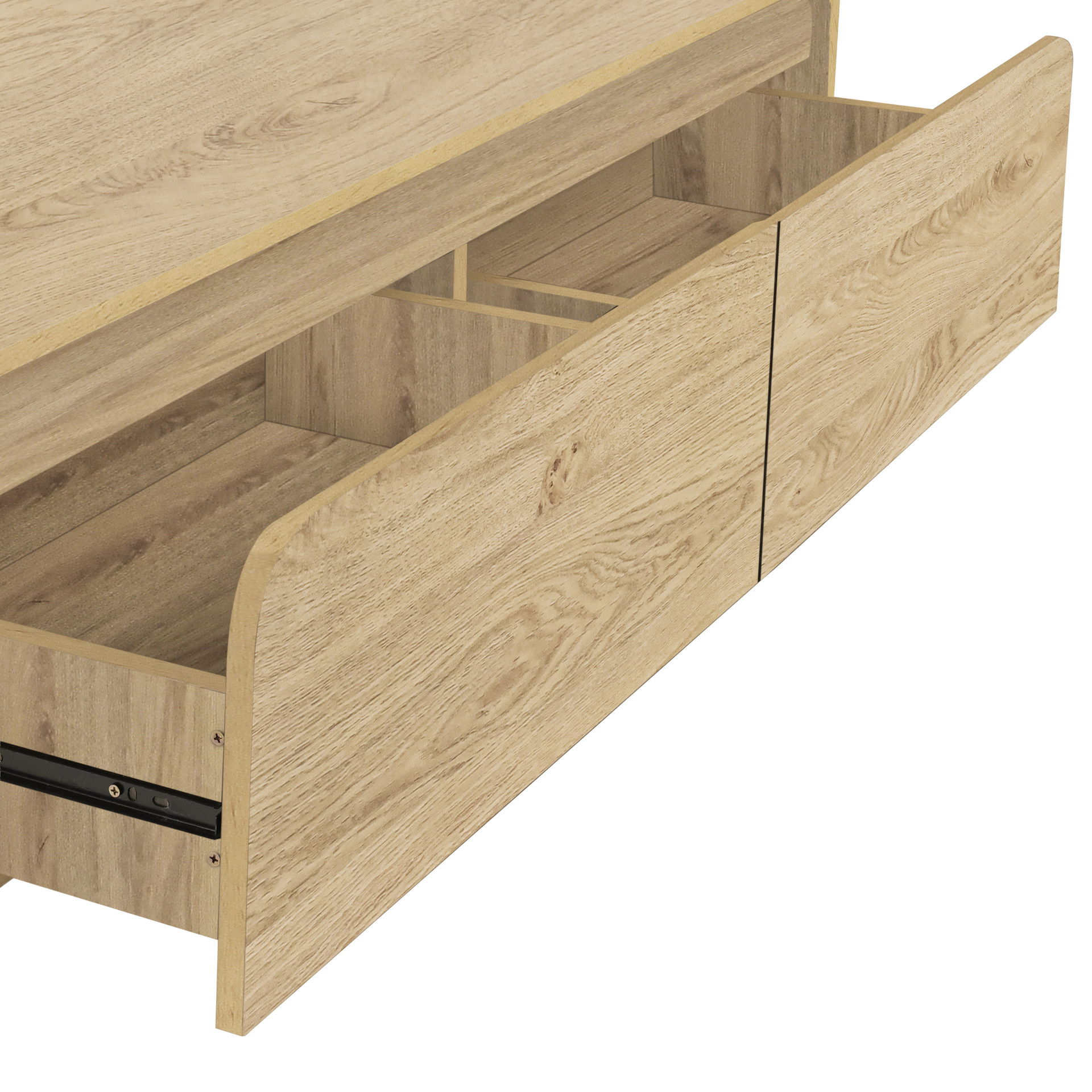 Mara - Cocktail Table - Natural, light brown, view 6