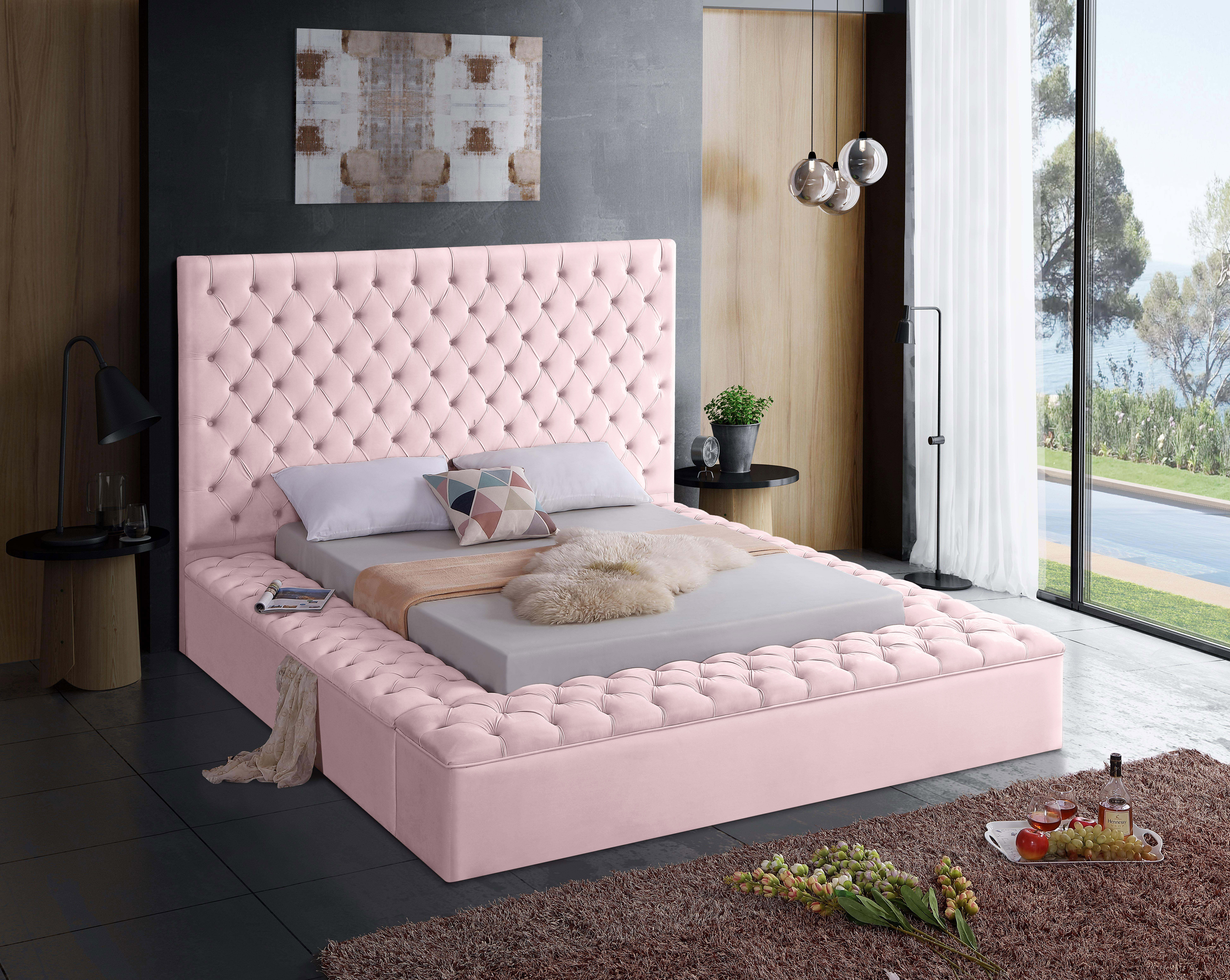 Bliss - King Bed - Pink