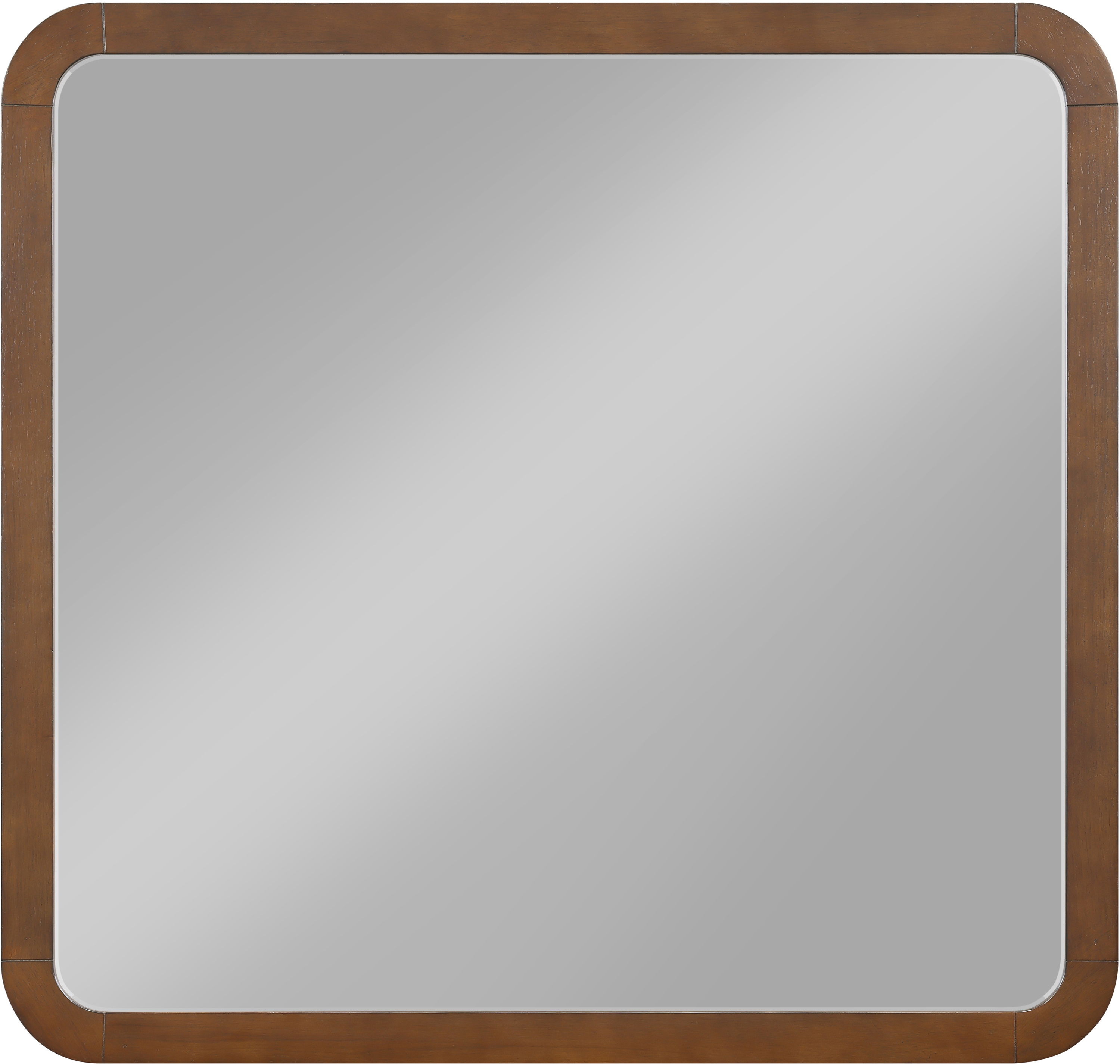 Giada - Solid Wood And Veneer Mirror - Brown