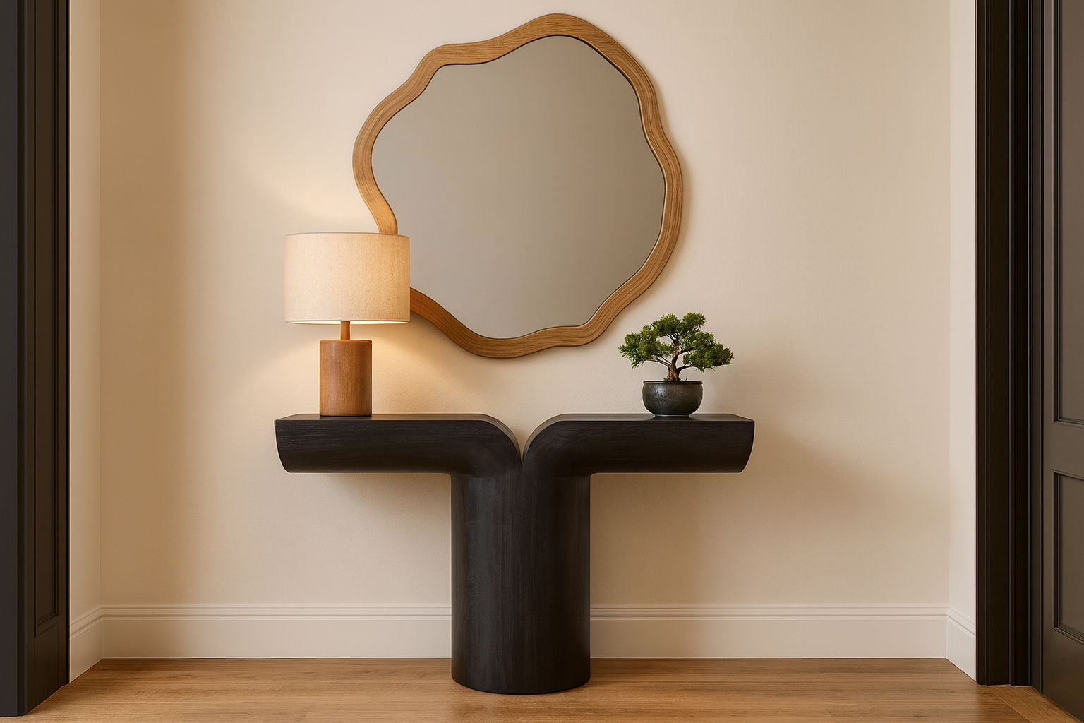 Tee - Console Table - Black