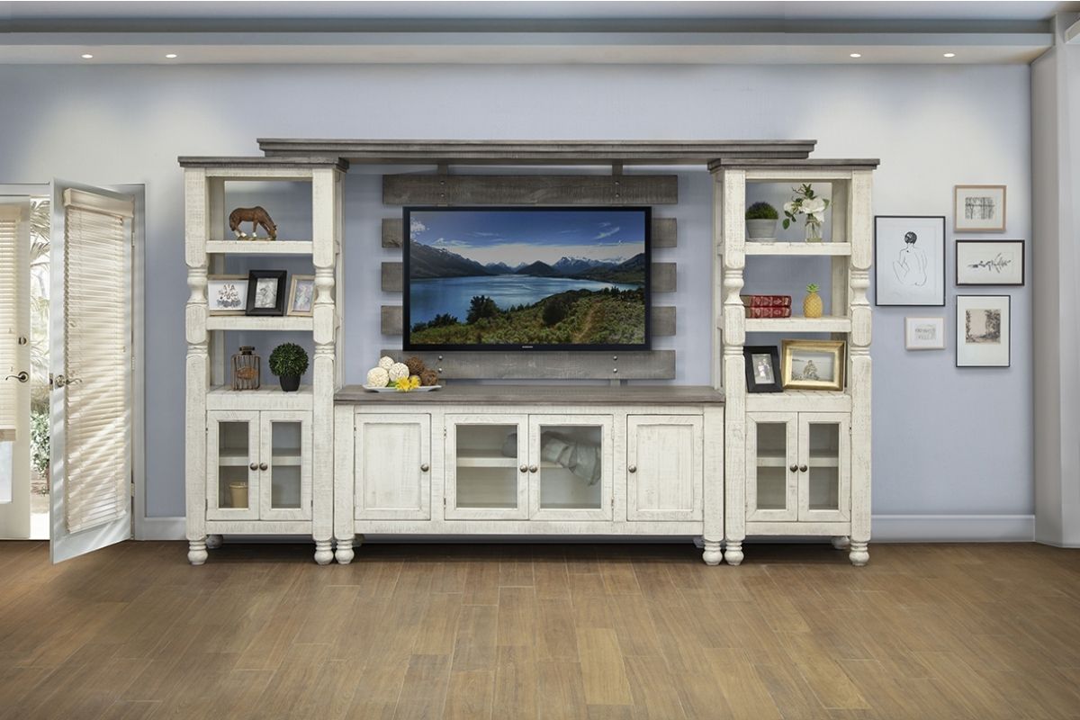 International Furniture Direct Stone - Wall Unit - Beige