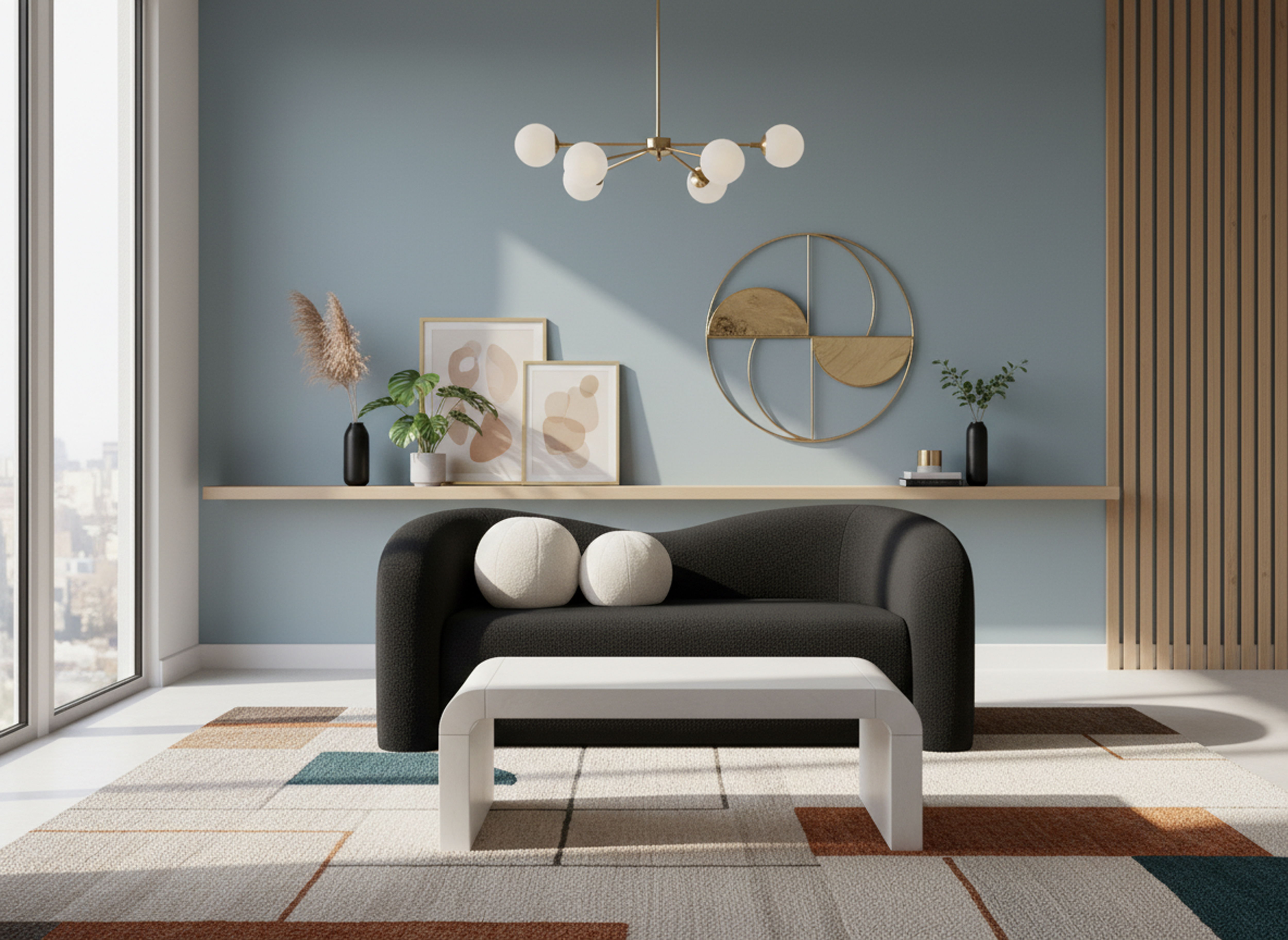 Kali - Loveseat - Black